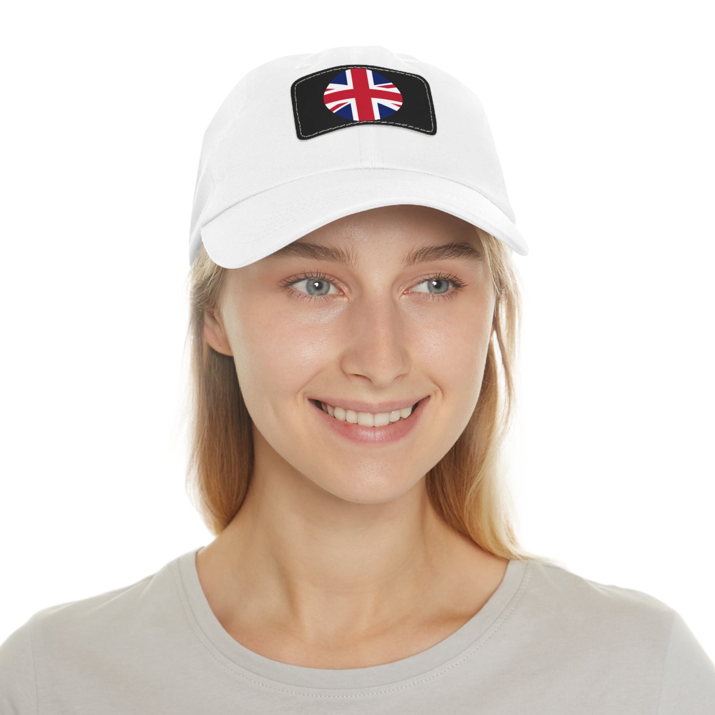 Stylish Dad Hat with Leather UK Flag Casual Fashion for Every Occasion