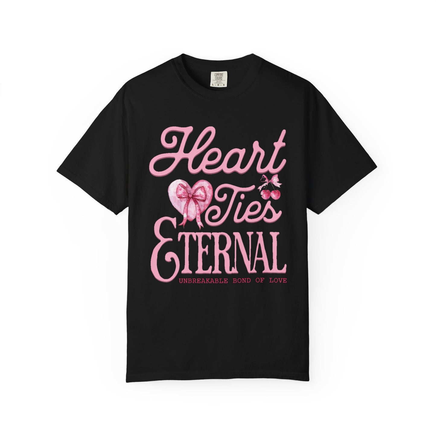 Women Love Vibes T-Shirt - 'Heart Ties Eternal' - Valentine's Day