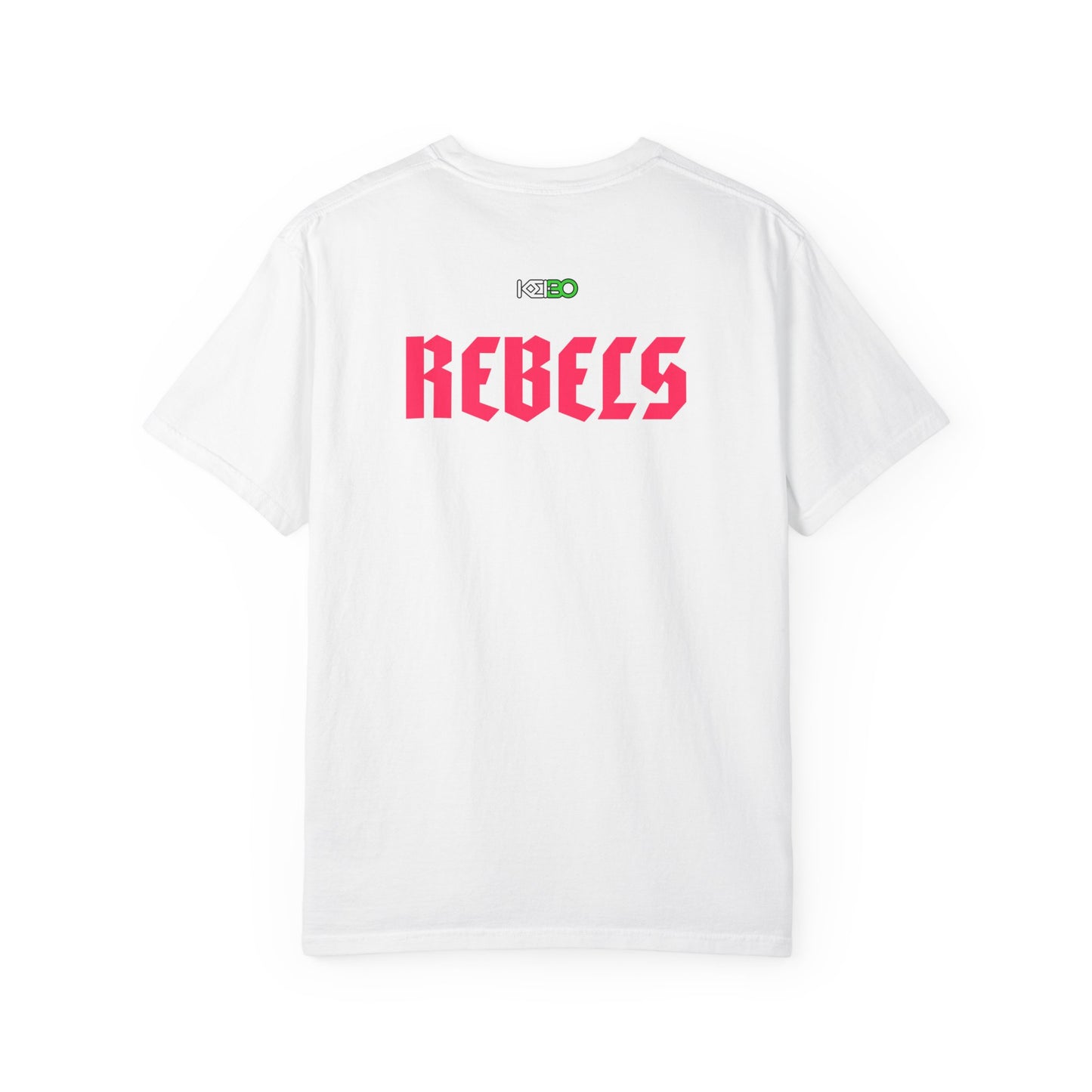 Men Rebels Garment-Dyed T-Shirt - Bold Graphic Tee for Streetwear Enthusiasts