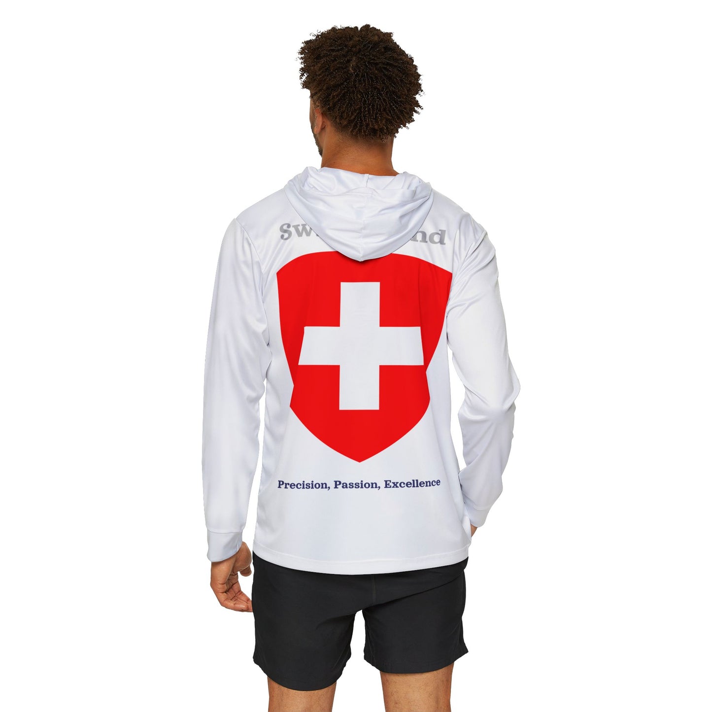 Swiss Sports Warmup Hoodie - Precision, Passion, Excellence
