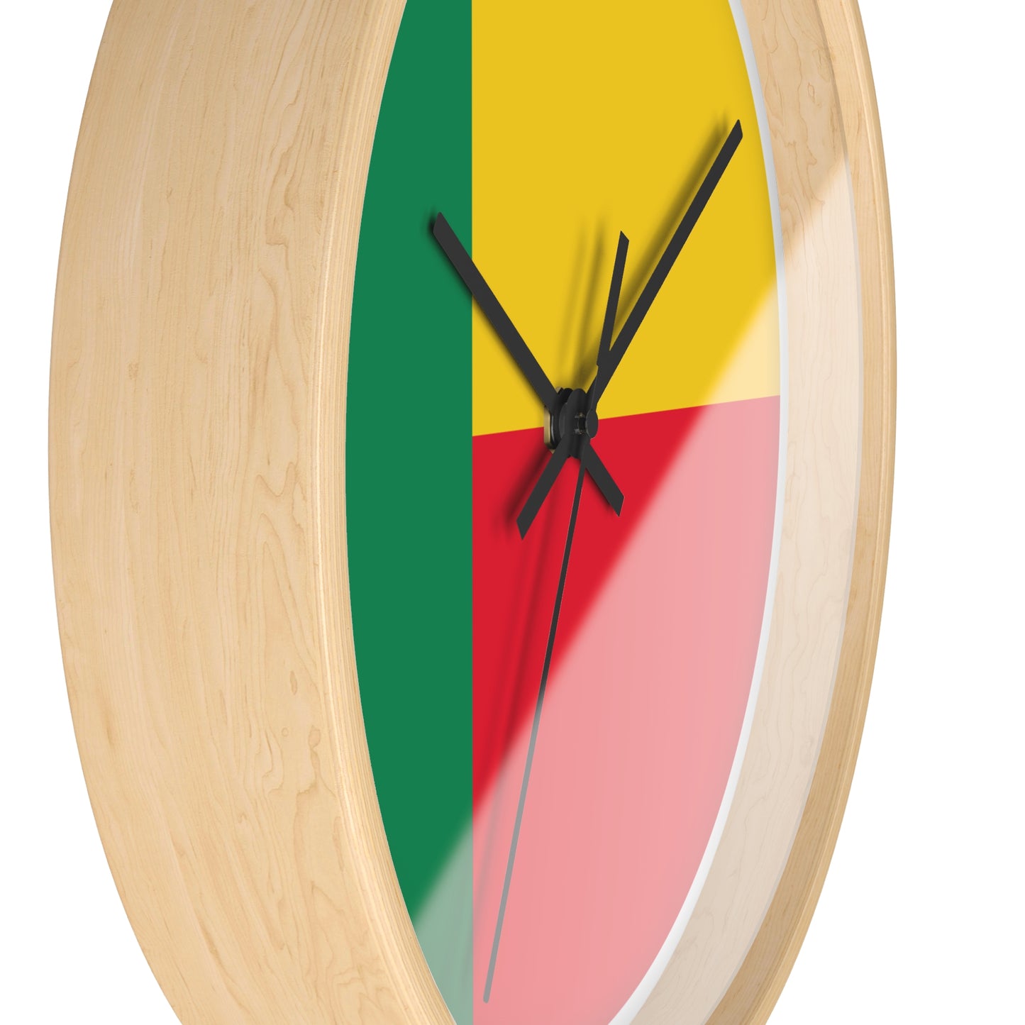 Benin Flag Wall Clock - Vibrant Home Décor for Cultural Enthusiasts