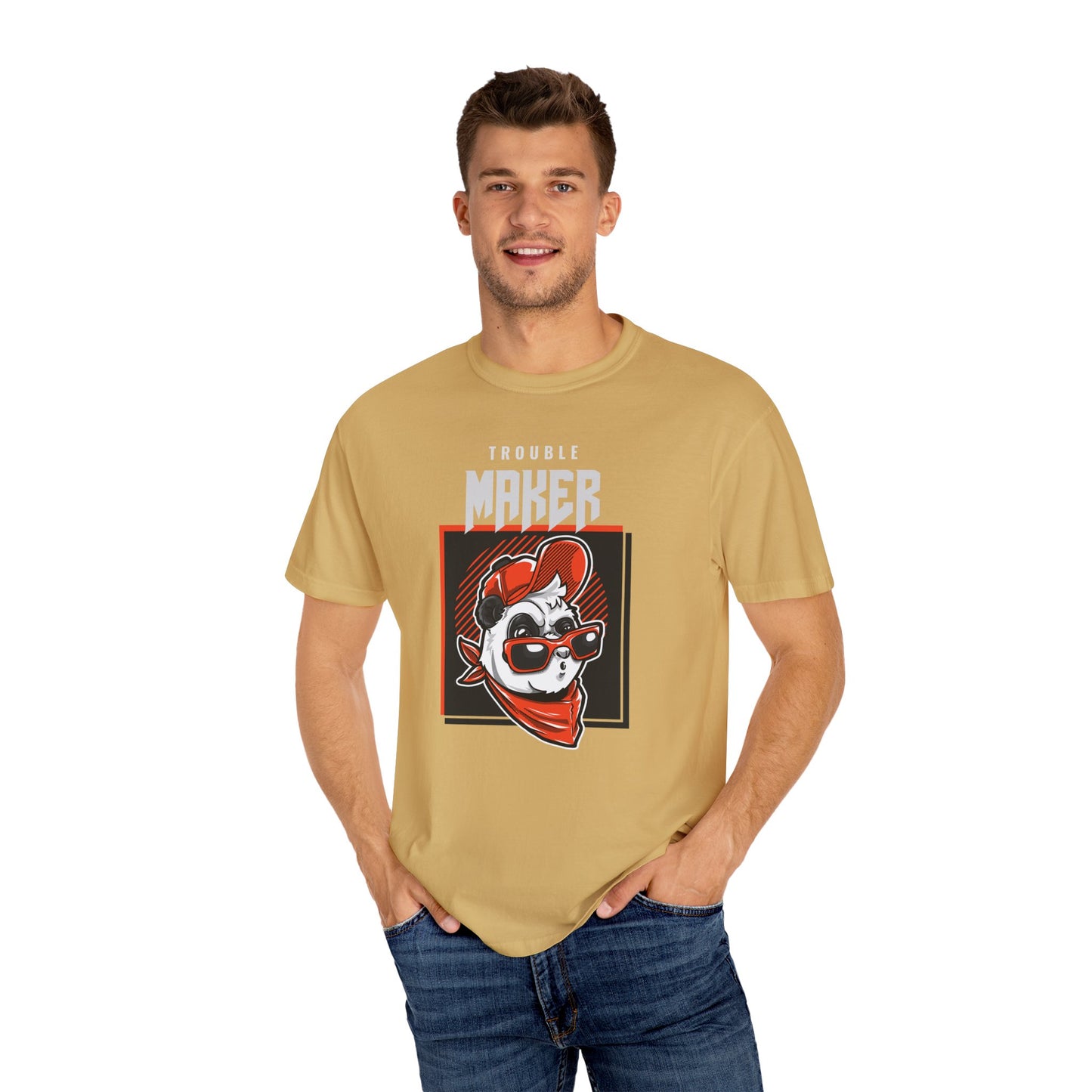 Men's Graphic T-Shirt Trouble Maker Playful & Bold