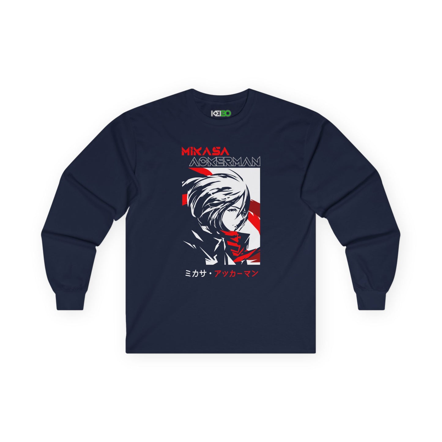 Mikasa Ackerman Long Sleeve Tee Unisex Anime Shirt