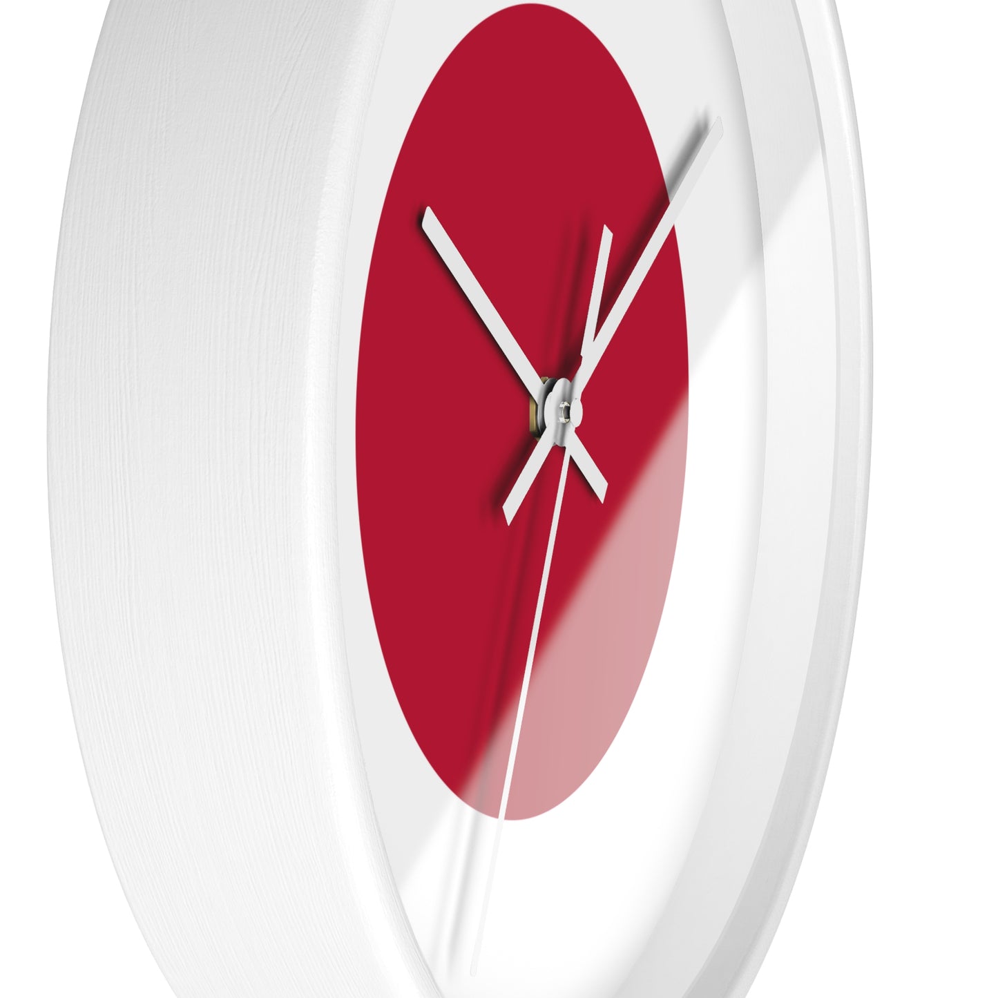 Minimalist Japanese Flag Wall Clock - Modern Decor for Home or Office