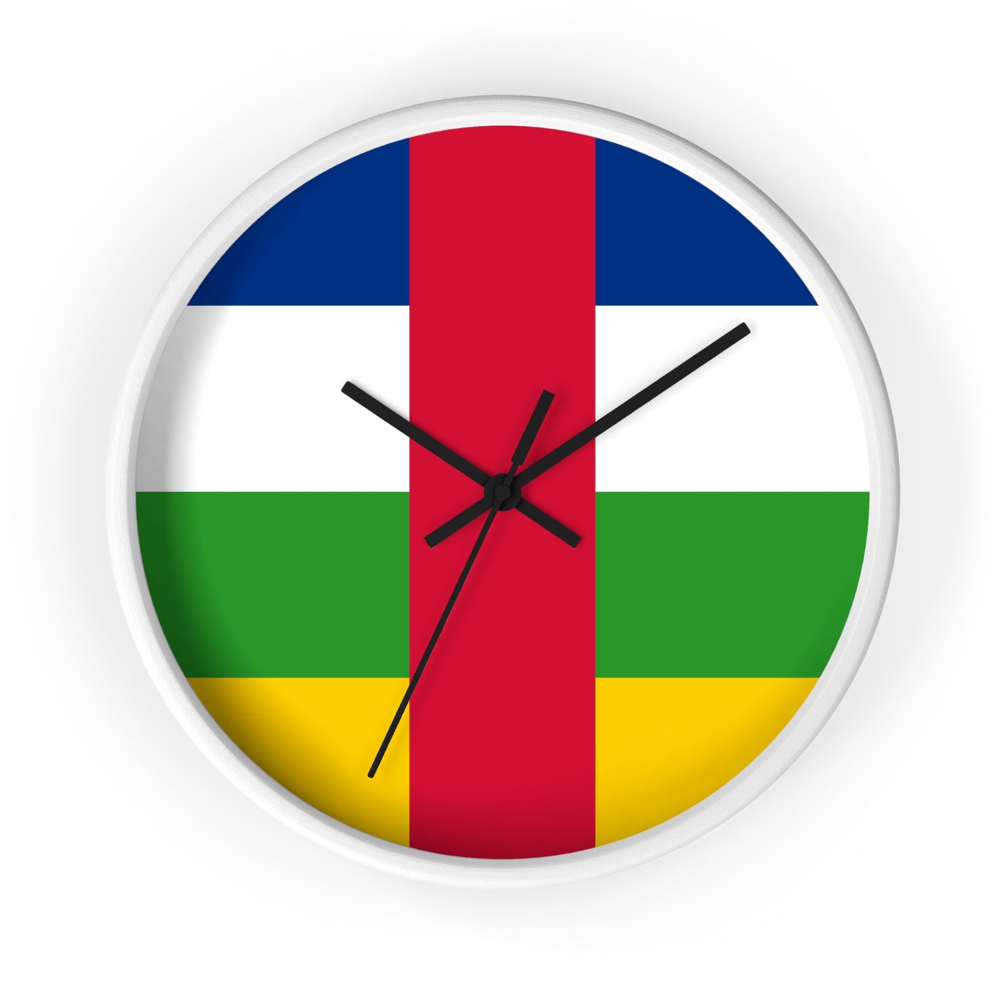 Central African Republic Flag Wall Clock - Stylish Home Decor