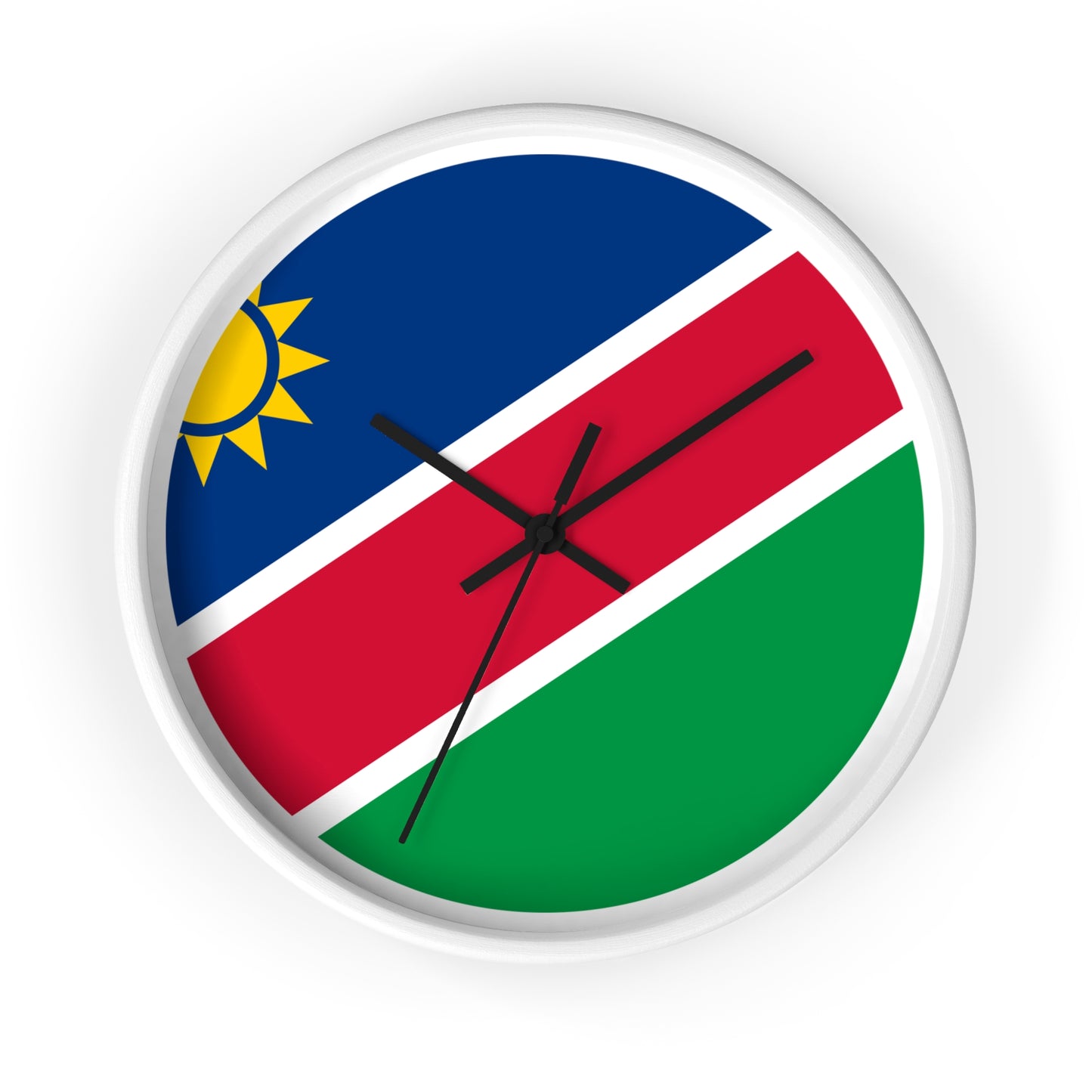 Namibia Flag Wall Clock - Vibrant Timepiece for Home Decor and Gifts