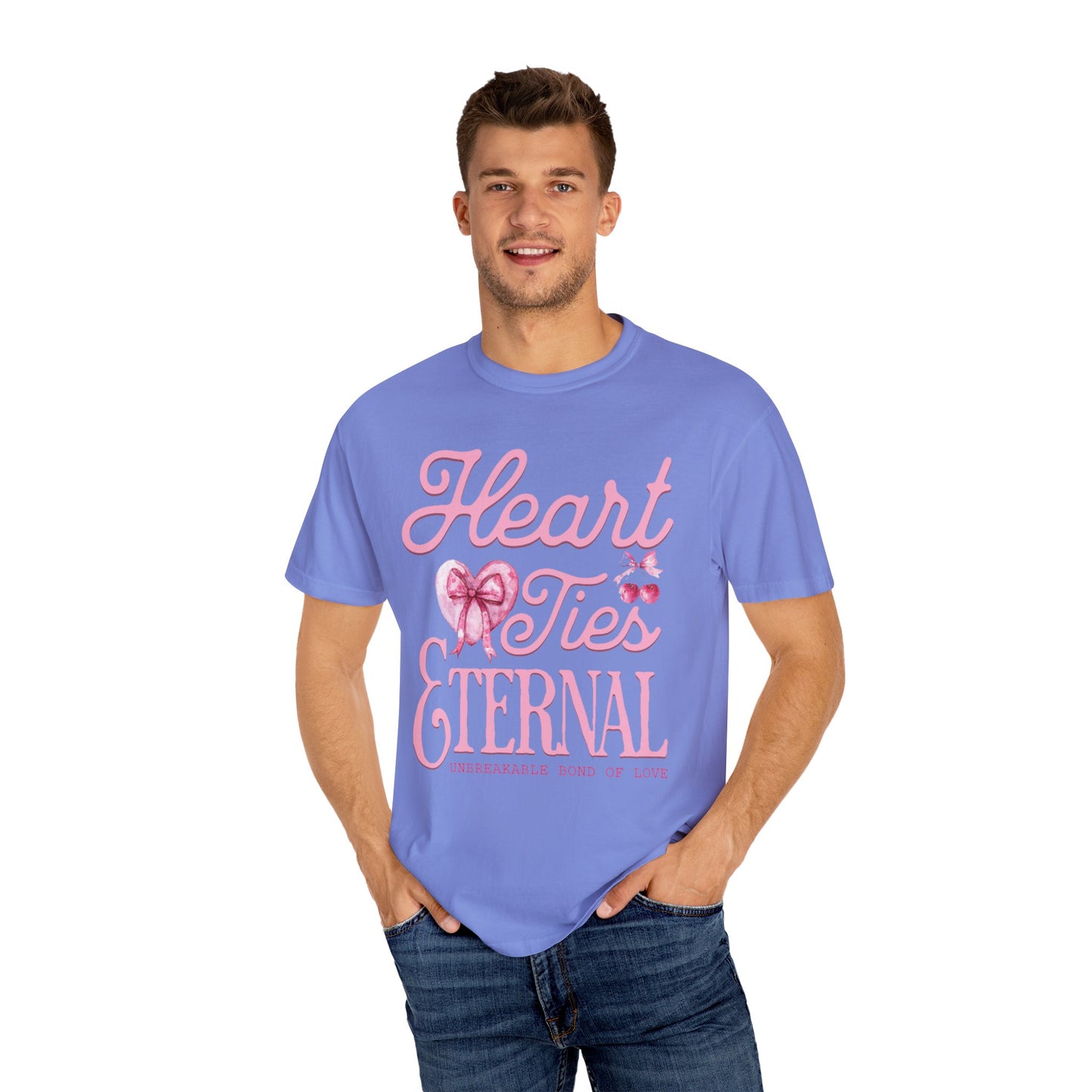 Women Love Vibes T-Shirt - 'Heart Ties Eternal' - Valentine's Day