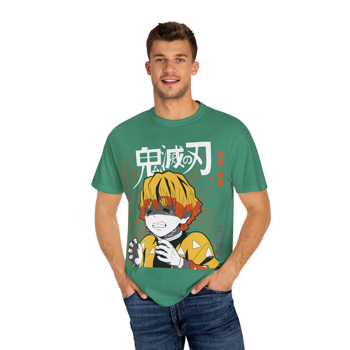 Unisex Anime Demon Slayer Inspired T-Shirt Thunder Breathing