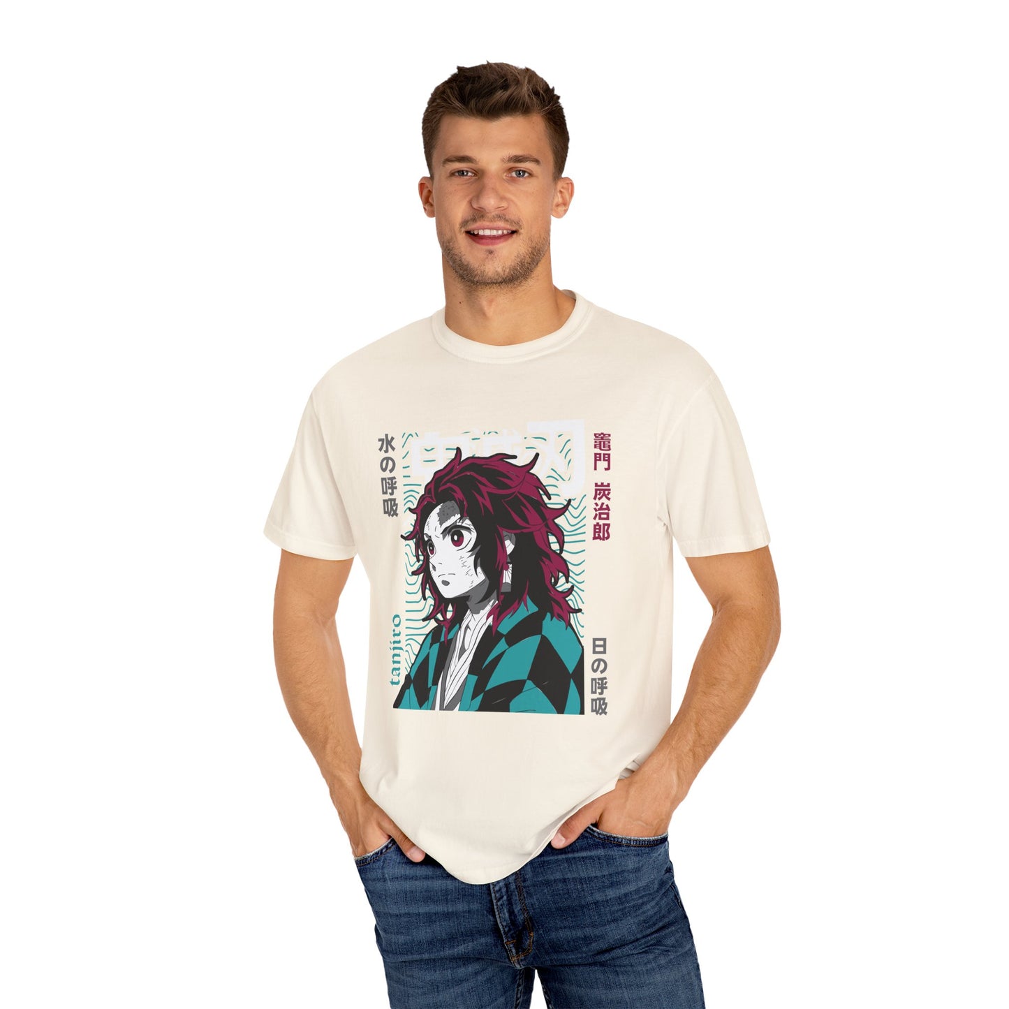 Unisex Anime-Inspired Tanjiro Design T-Shirt