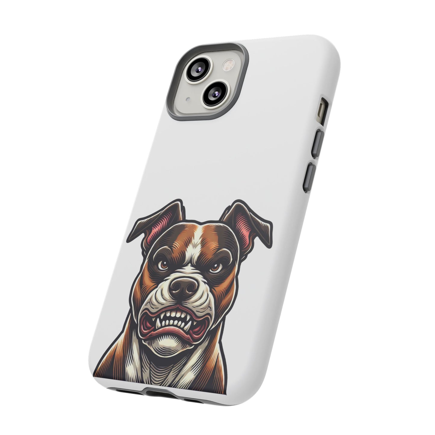 Tough Cases: Pit Bull Design Phone Case for Animal Lovers