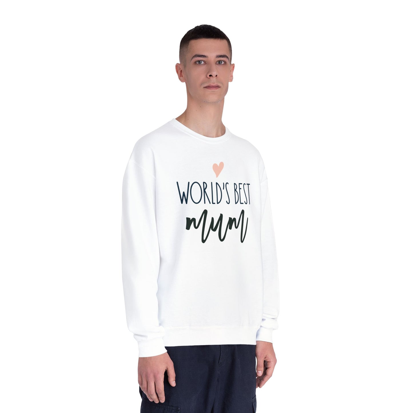 Women's Crewneck Sweatshirt World's Best Mum – Cozy Gift for Mothers