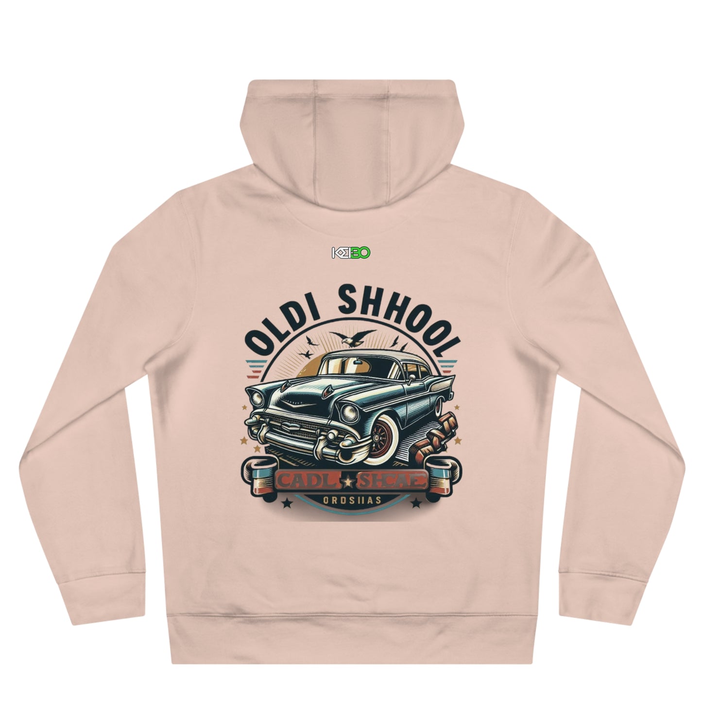 Retro Cadillac King Hoodie – Classic Car Apparel for Auto Enthusiasts