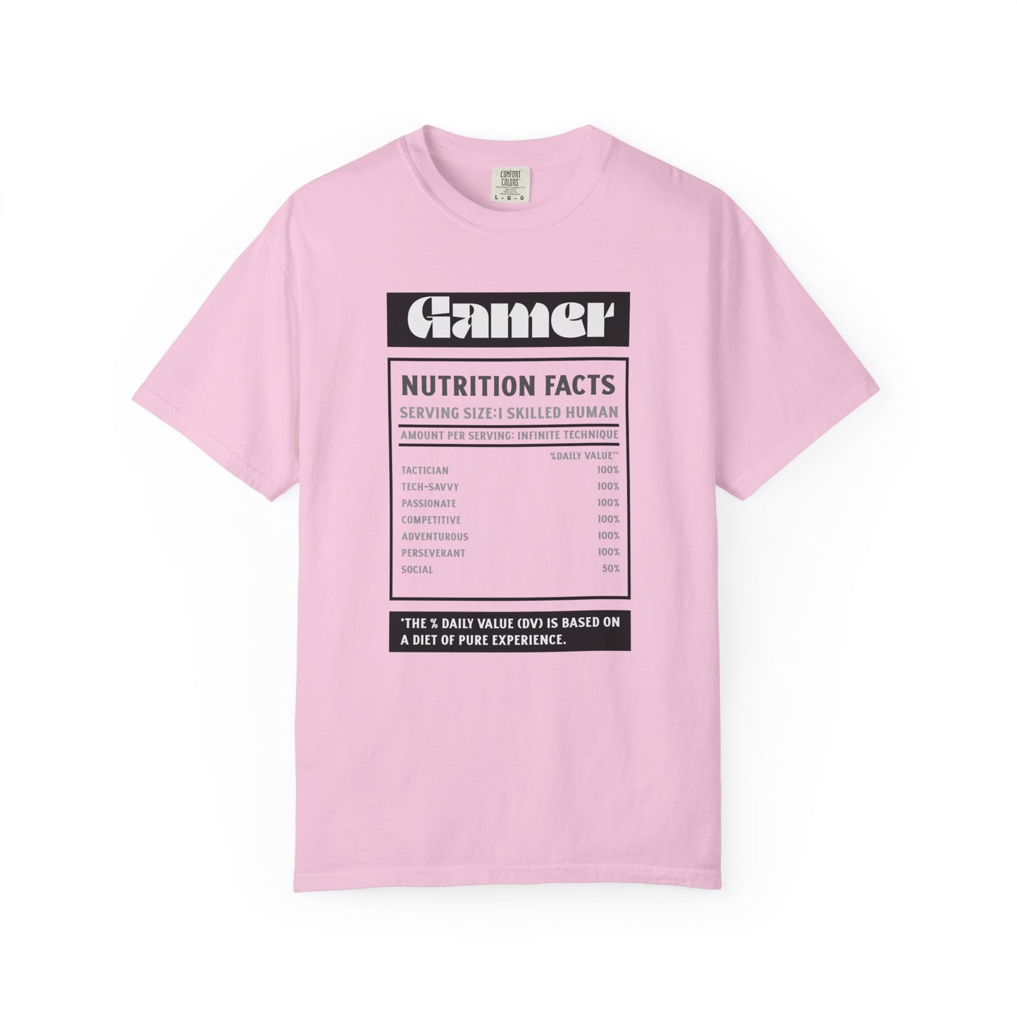 Gamer Nutrition Facts T-Shirt