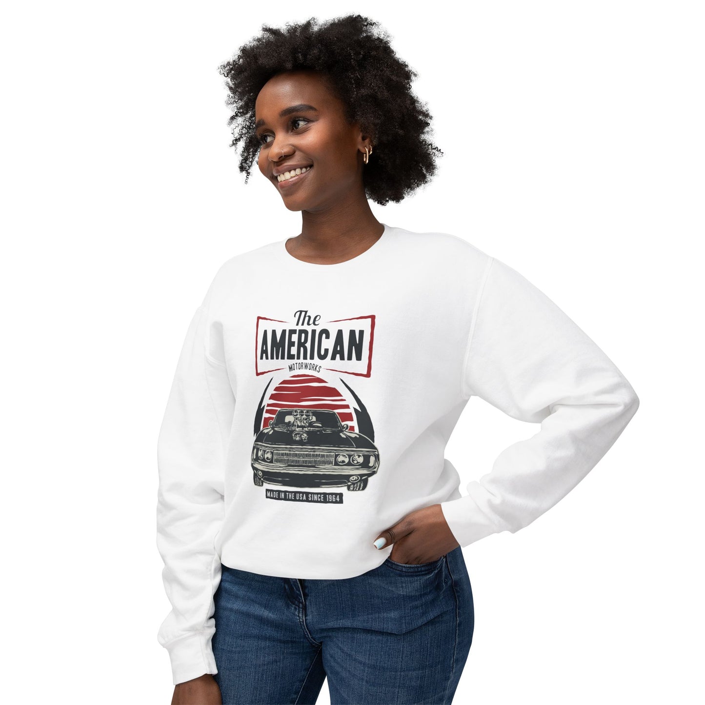 Men's Sweatshirt "The American Muscle Car"