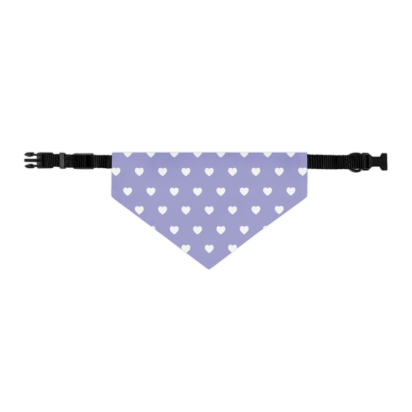 Love Heart Pattern Pet Bandana Collar for Dogs
