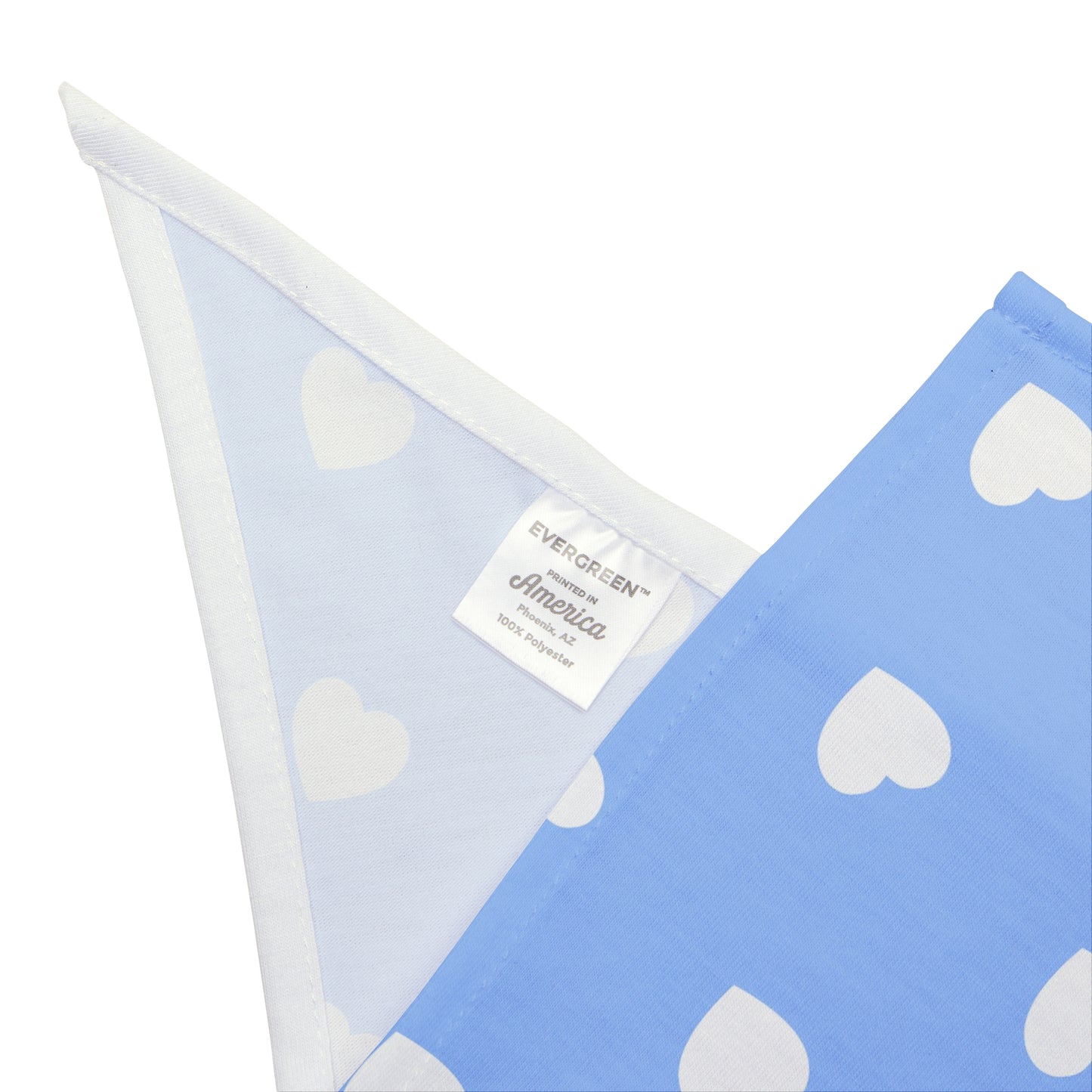 Love Heart Pattern Pet Bandana - Cute Puppy Accessory