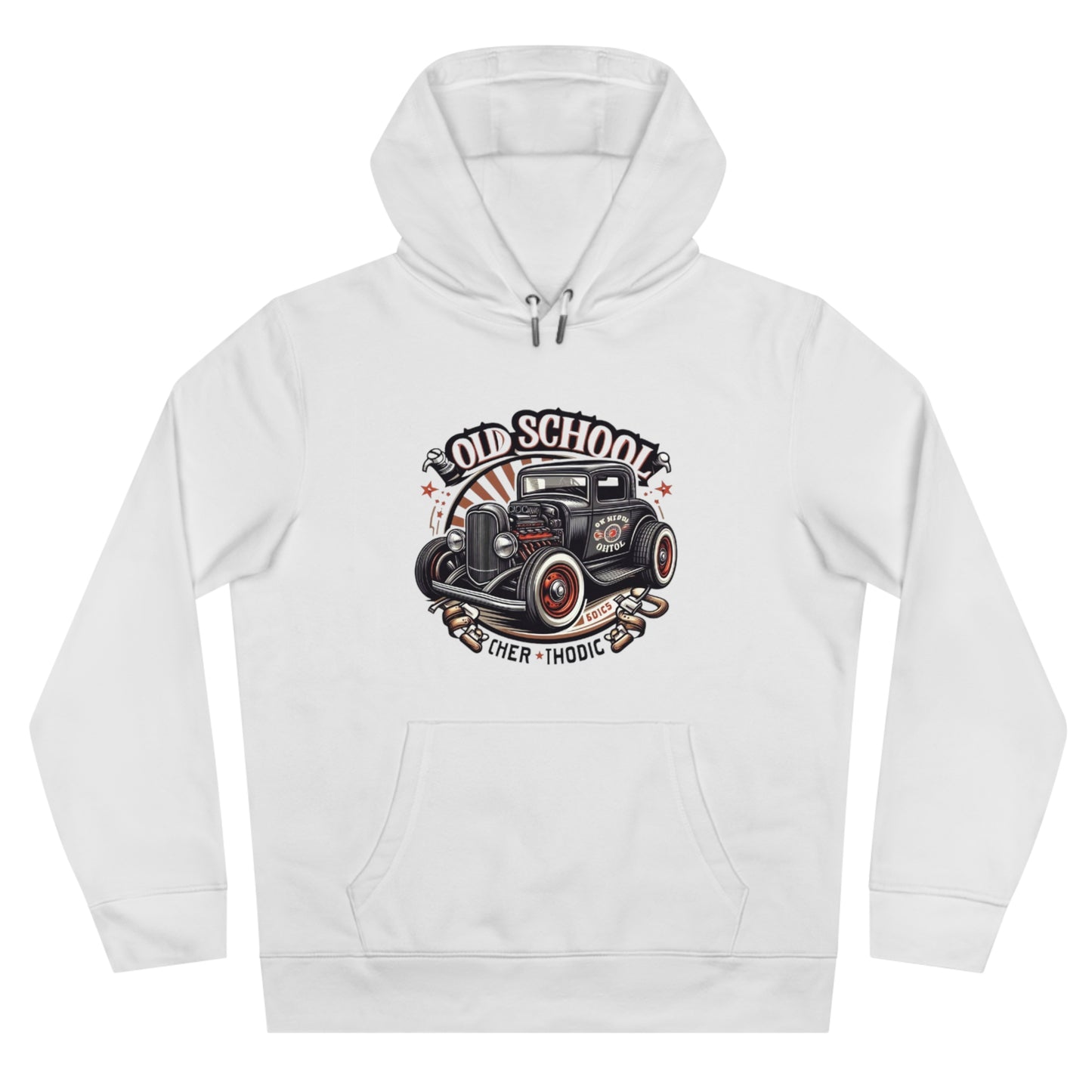 Old School King Hoodie – Vintage Style for Classic Car Enthusiasts