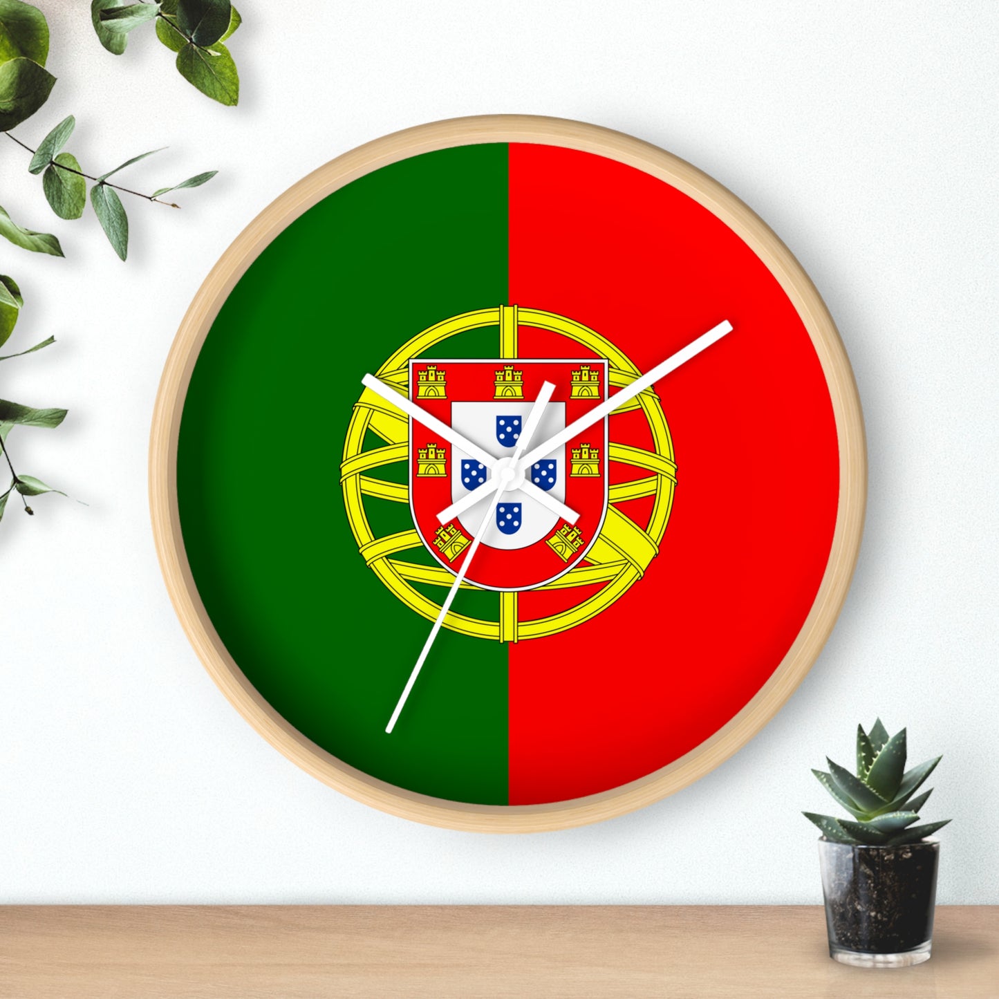 Portuguese Flag Wall Clock - Celebrate Your Heritage at Home
