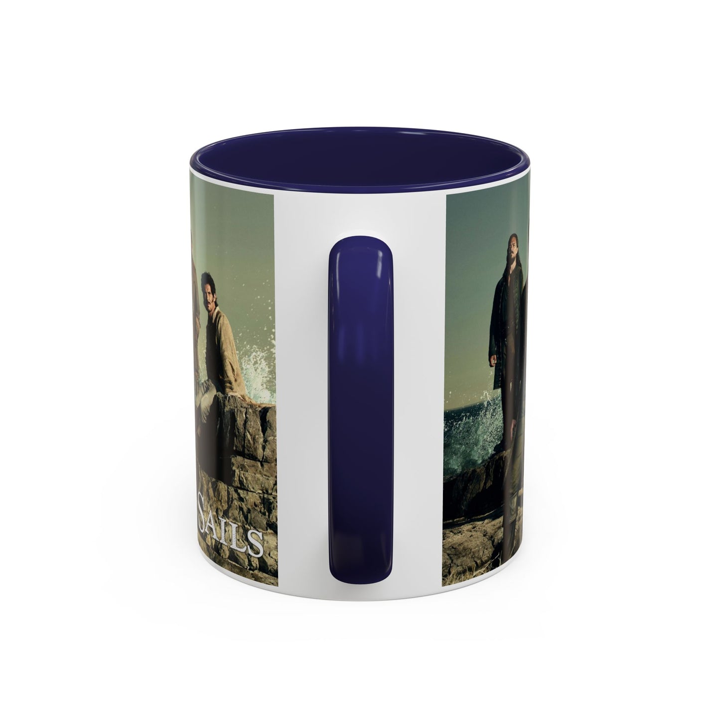 Black Sails Accent Coffee Mug - 11oz & 15oz | For Fans of Adventure & Pirates