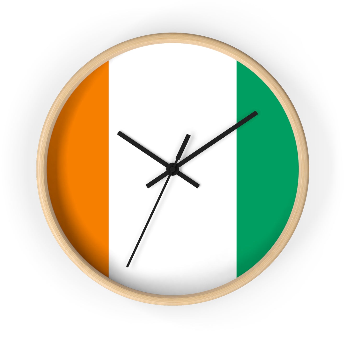 Irish Flag Wall Clock - Home Decor for St. Patrick's Day