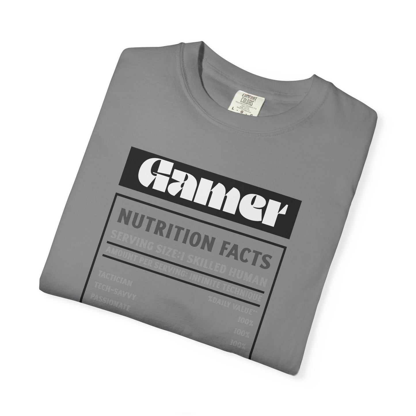 Gamer Nutrition Facts T-Shirt