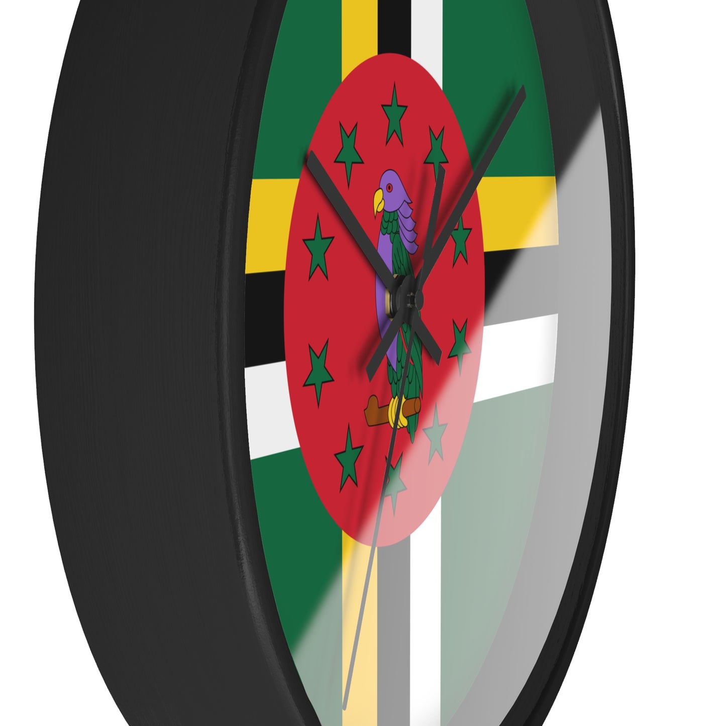 Dominica Flag Wall Clock | Vibrant Caribbean Home Decor
