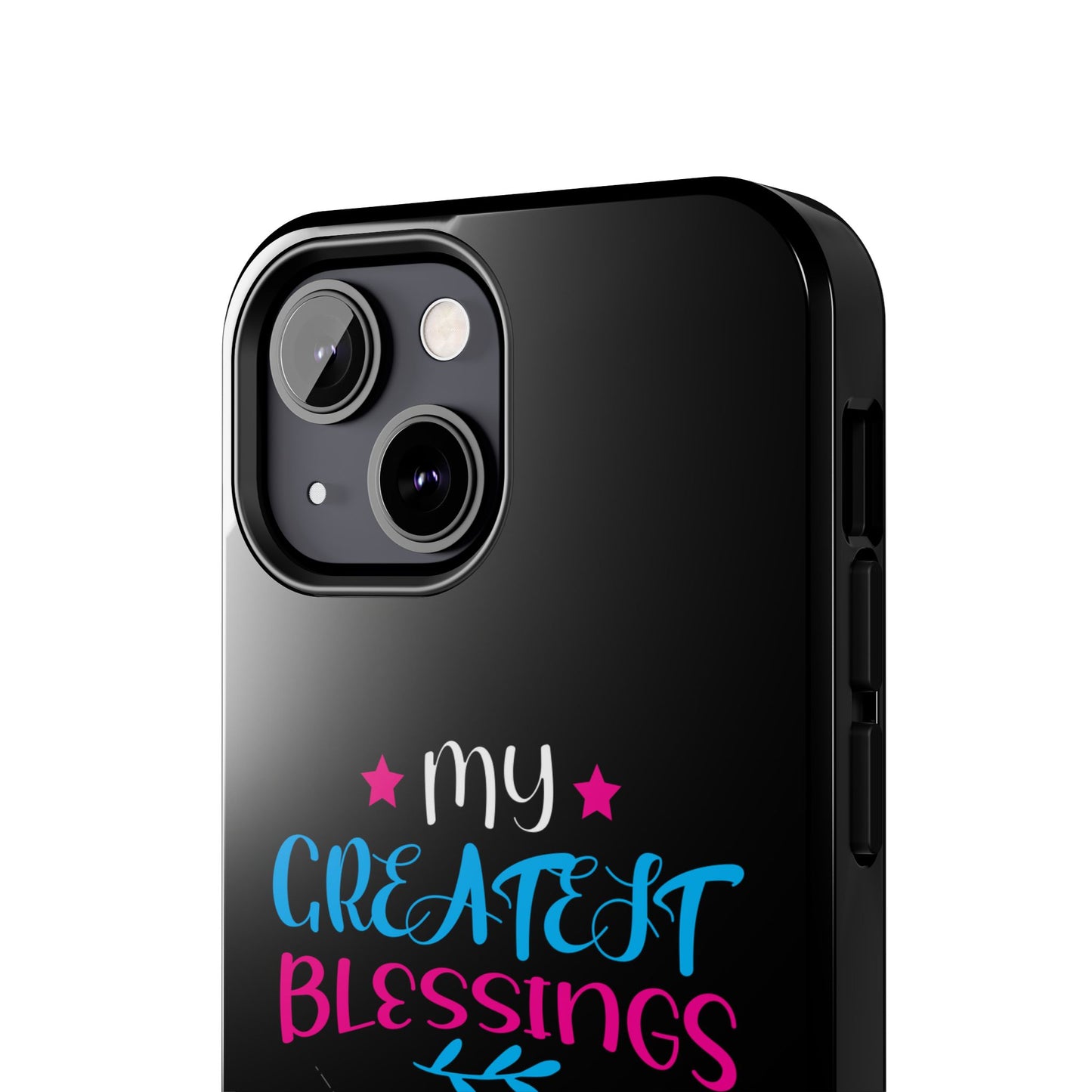 Personalized Phone Case - Fatherhood Dad My Greatest Blessings