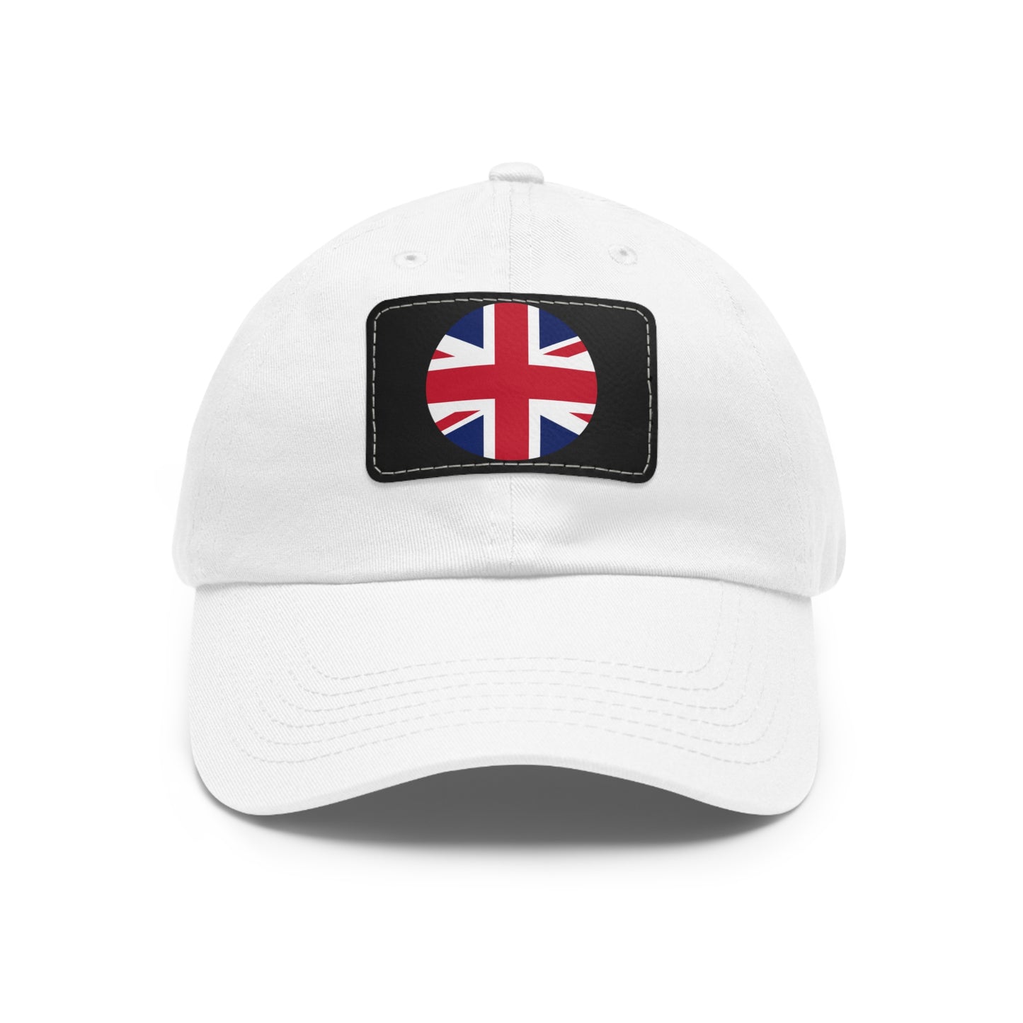 Stylish Dad Hat with Leather UK Flag Casual Fashion for Every Occasion