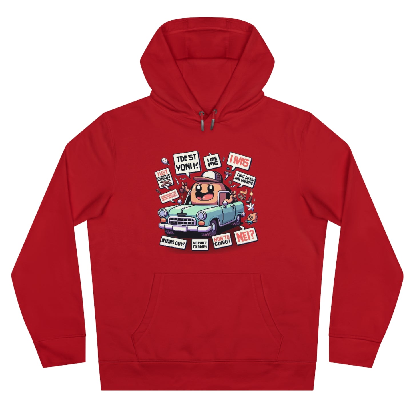 Fun Cartoon Retro King Hoodie – Stylish & Comfortable for All Ages