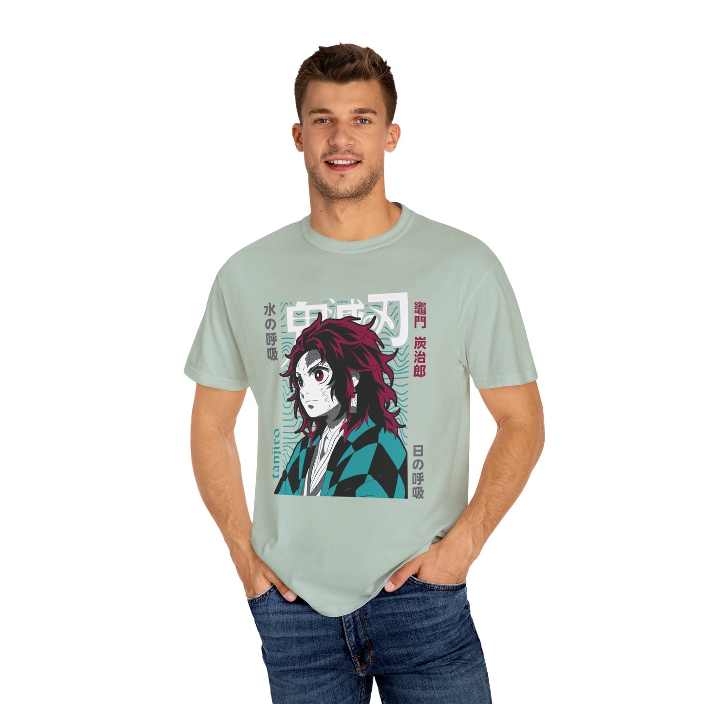 Unisex Anime-Inspired Tanjiro Design T-Shirt