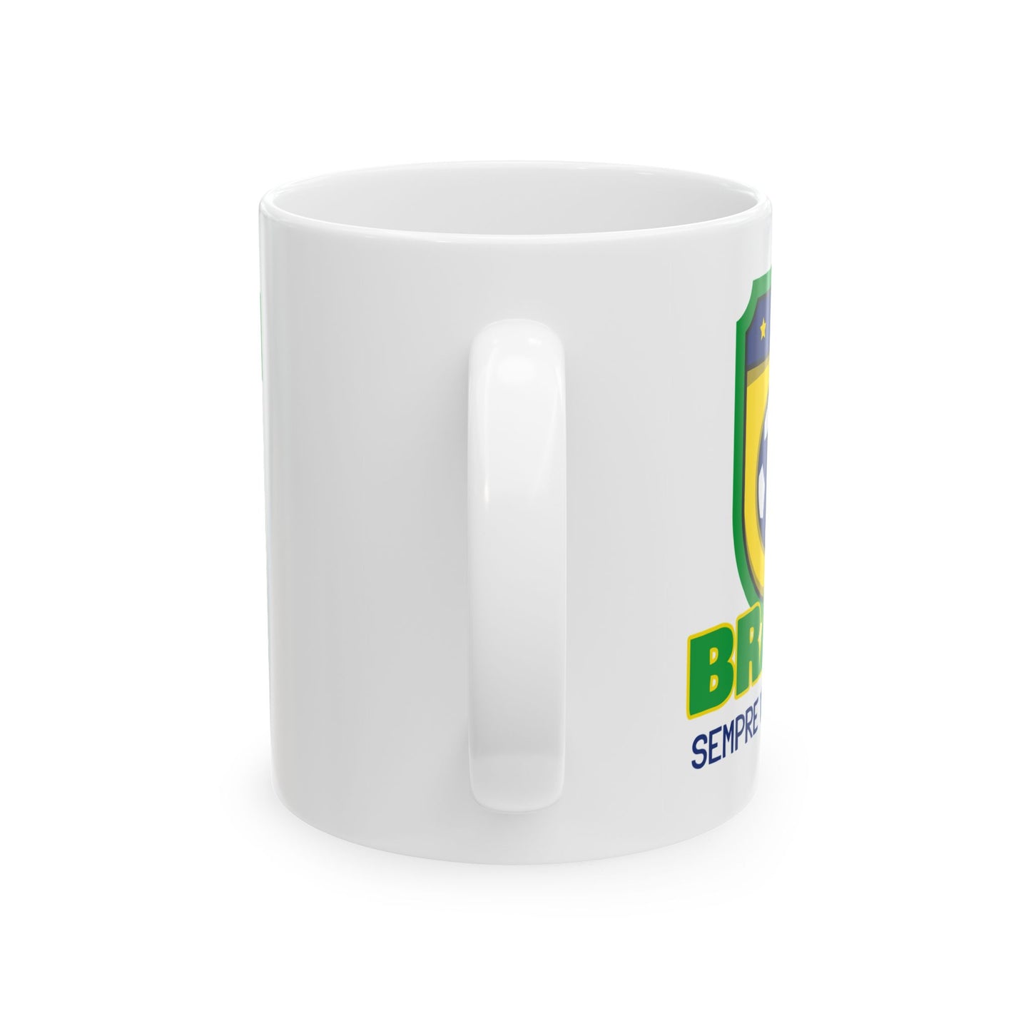 Brazil Soccer Fans Ceramic Coffee Mug 11oz