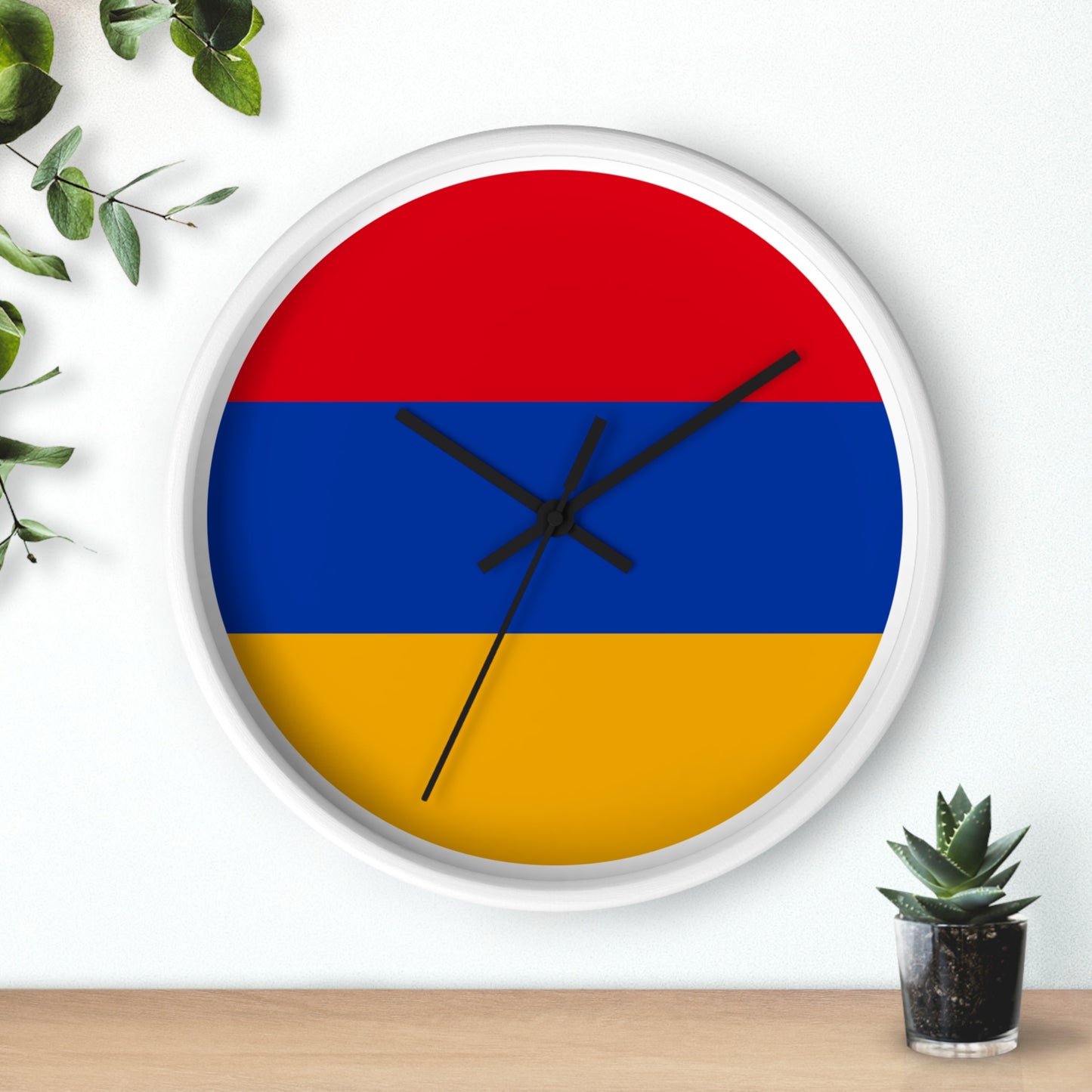 Armenian Flag Wall Clock - Vibrant Home Décor for National Pride