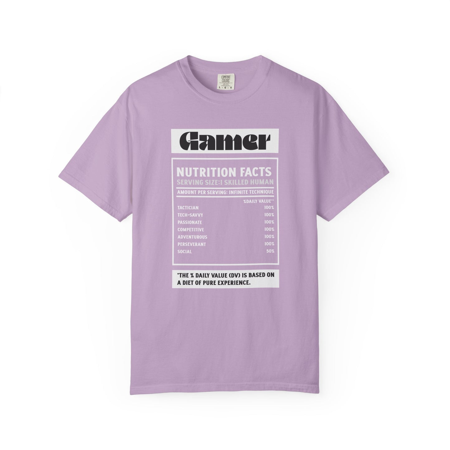 Gamer Nutrition Facts Unisex T-Shirt