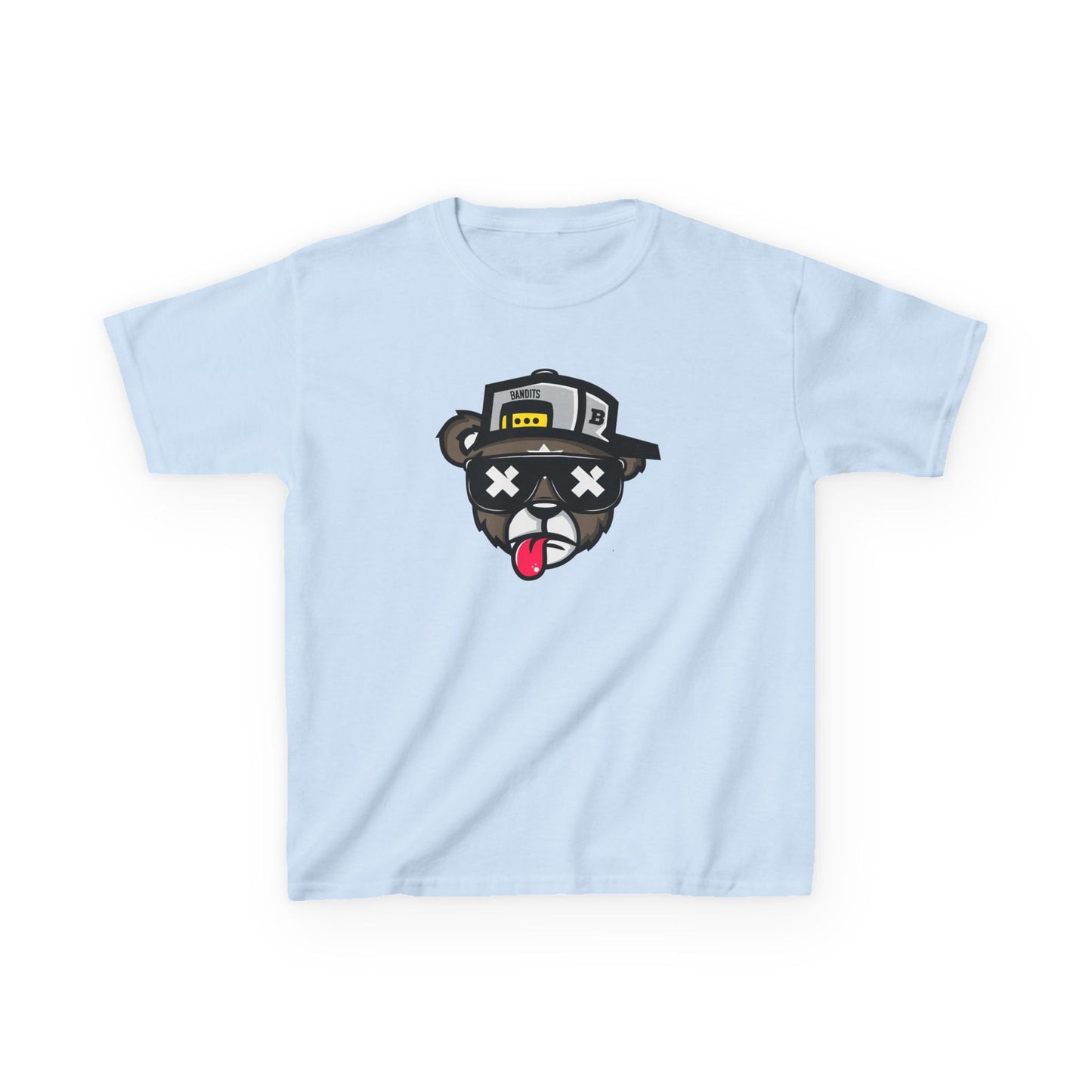 Cool Graphic Kids Tee with Funky Bear Design