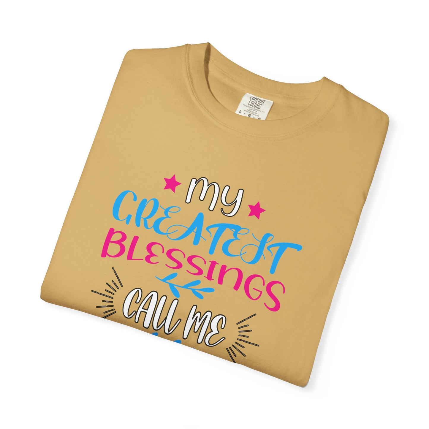 Men's Fatherhood Personalized Blessings T-Shirt