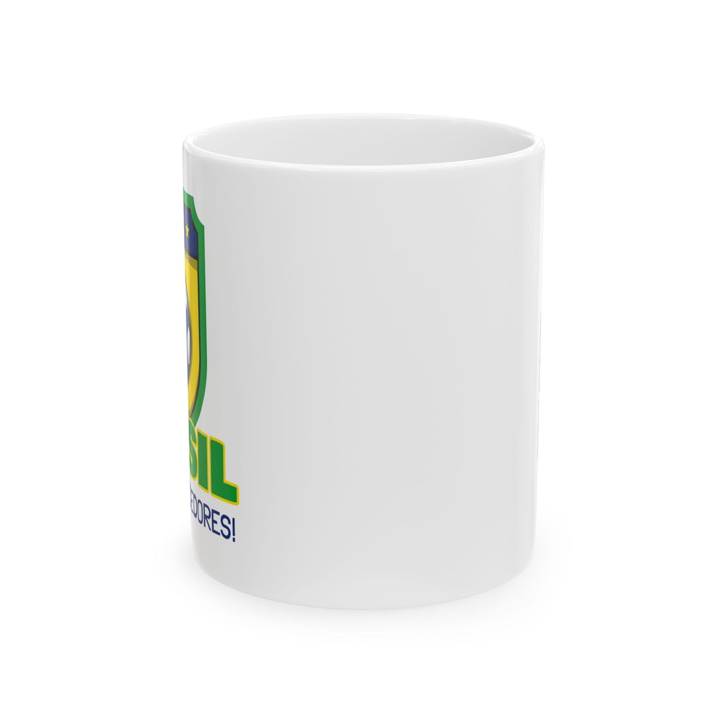 Brazil Soccer Fans Ceramic Coffee Mug 11oz