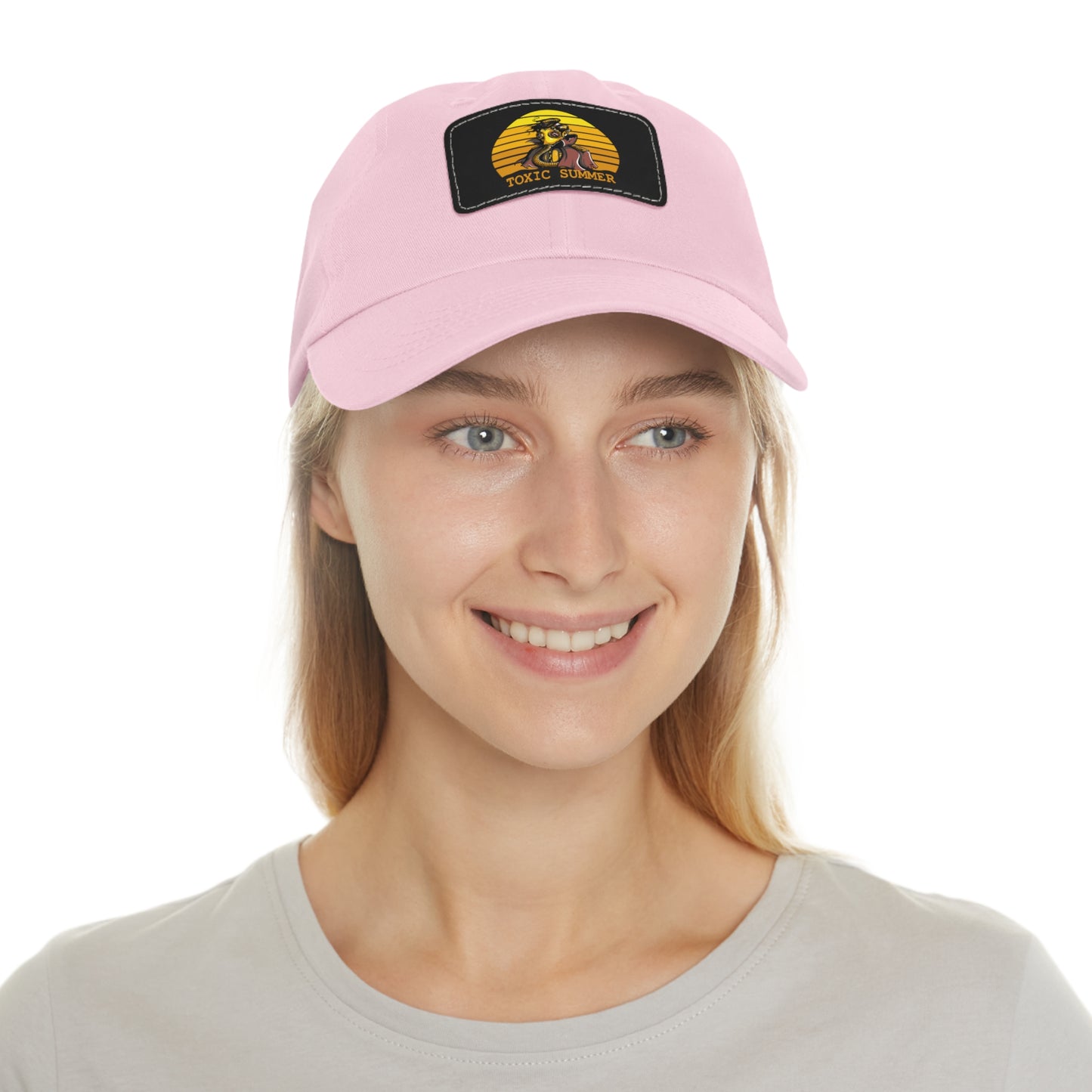 Toxic Summer Unisex Hat with Leather Patch - Cap for Summer Vibes