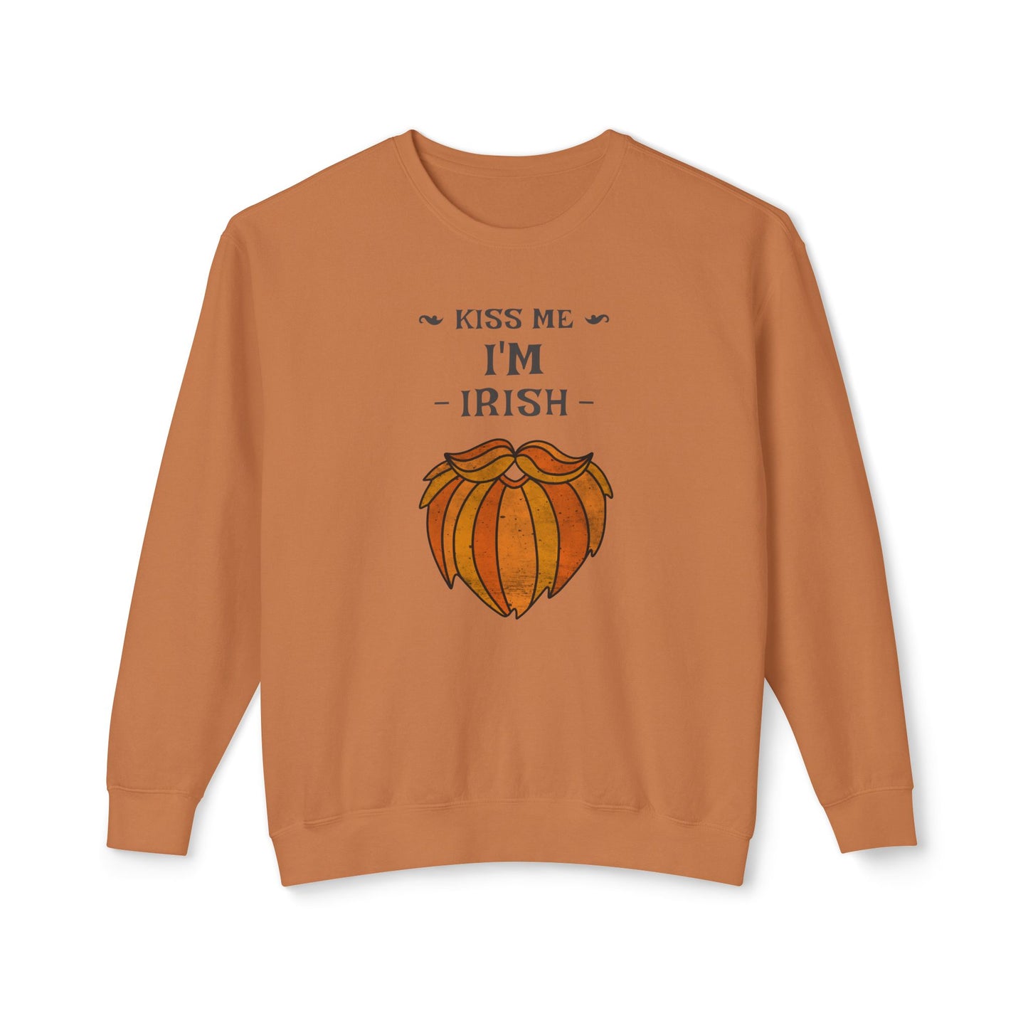 Men's St. Patrick Day Sweatshirt - Kiss Me I'm Irish Vibes