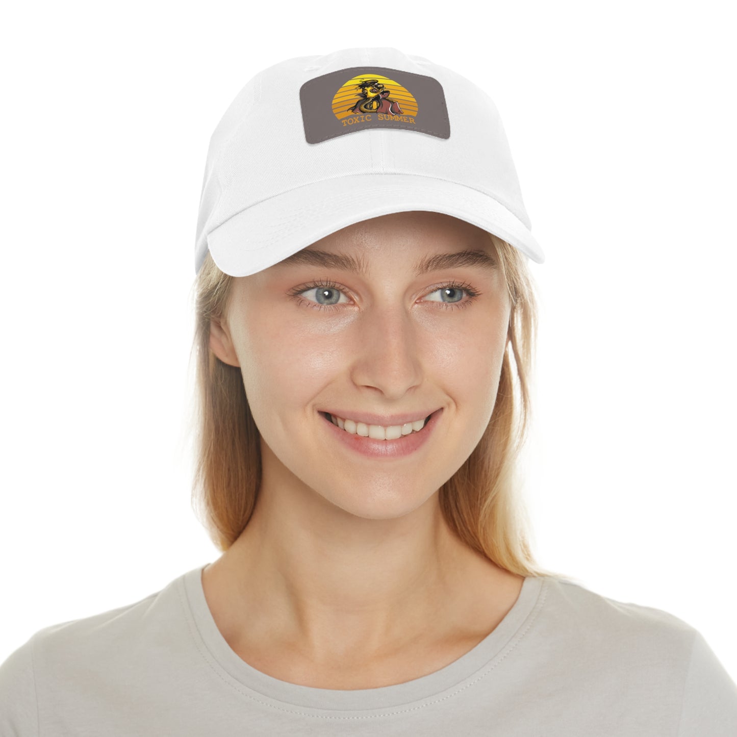 Toxic Summer Unisex Hat with Leather Patch - Cap for Summer Vibes