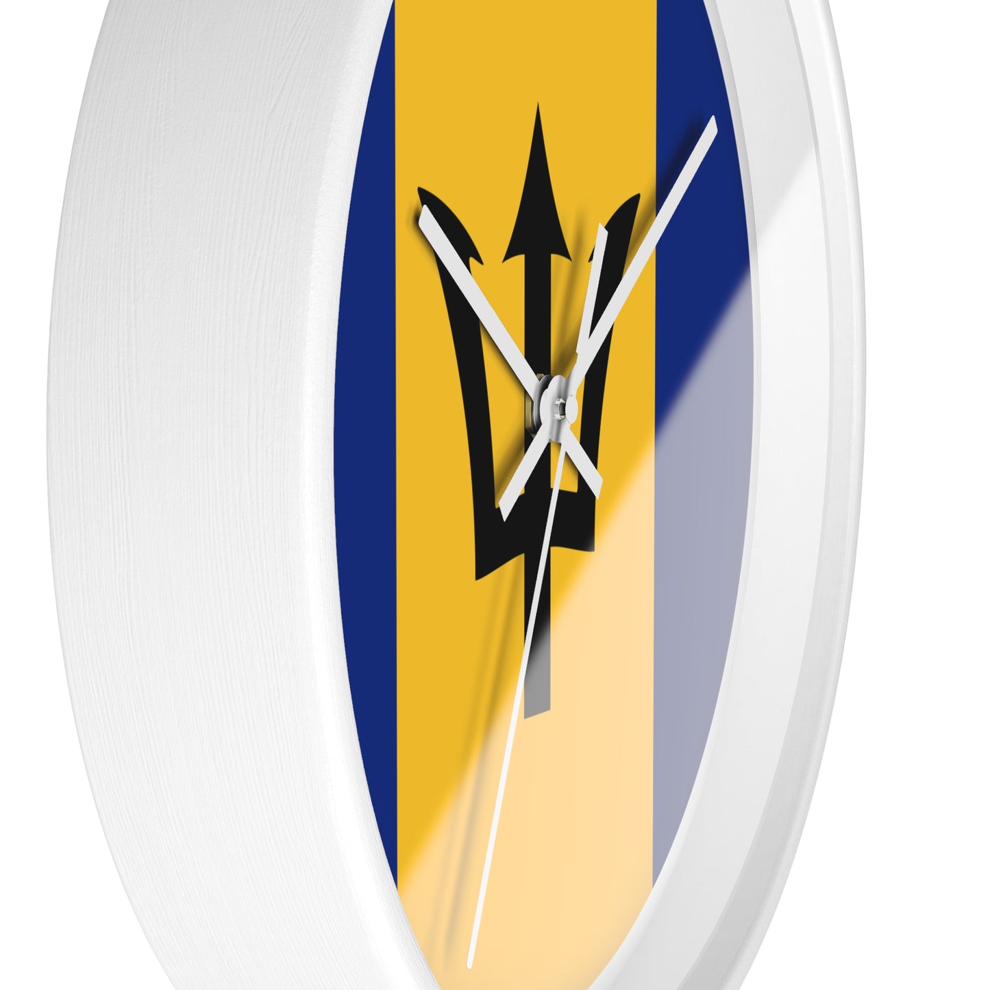 Barbados Flag Wall Clock - Perfect for Island Lovers and Home Decor