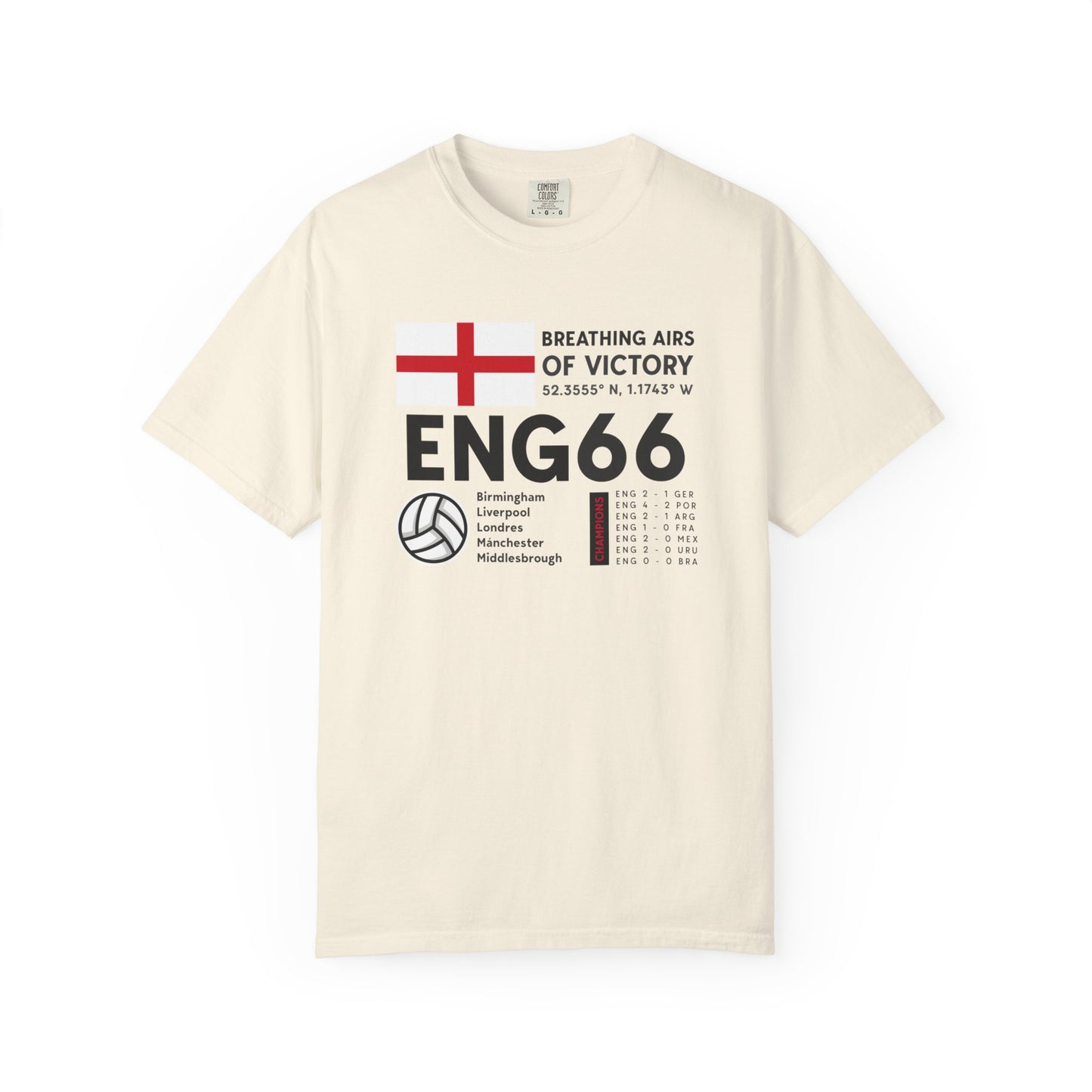 Unisex T-Shirt ENGLAND '66 Breathing Airs of Victory