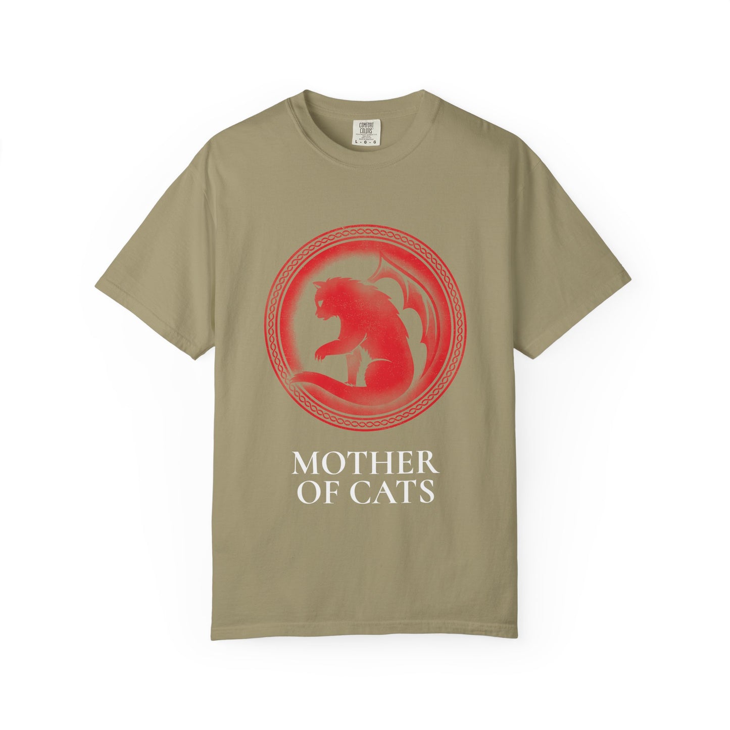 Mother of Cats Women Garment-Dyed T-Shirt