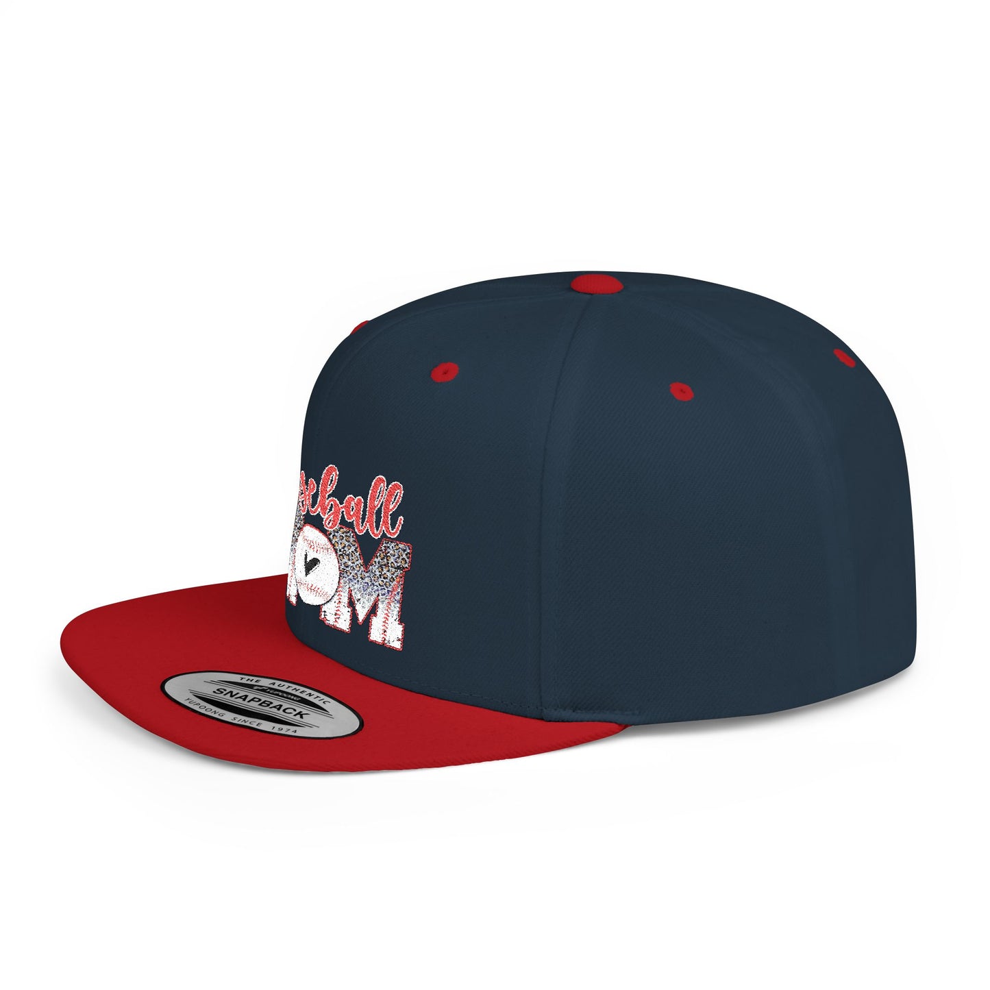 Women's Flat Snapback Cap Baseball Mom - Perfect Gift for Sports Moms