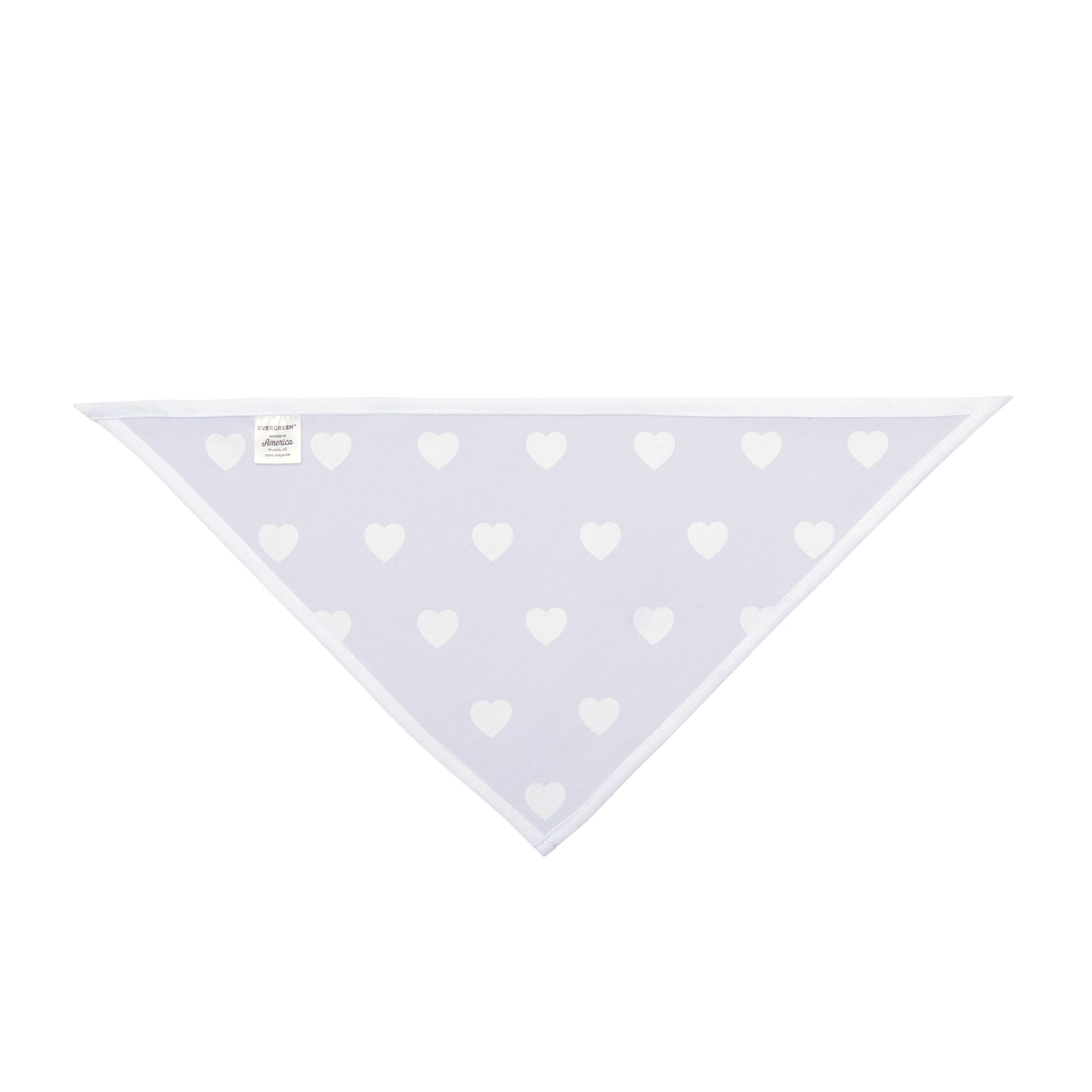 Love Heart Pattern Pet Bandana - Cute Puppy Accessory