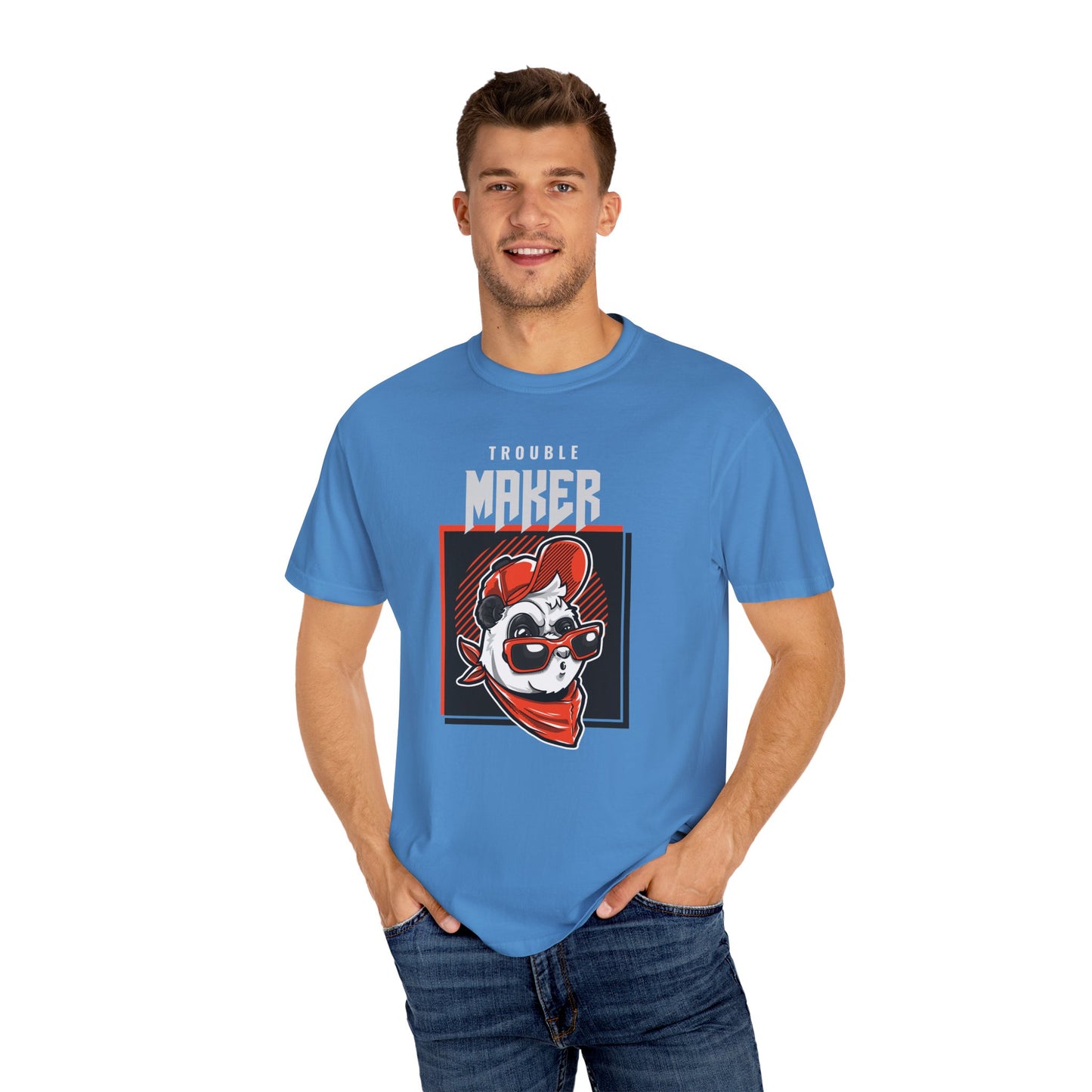 Men's Graphic T-Shirt Trouble Maker Playful & Bold