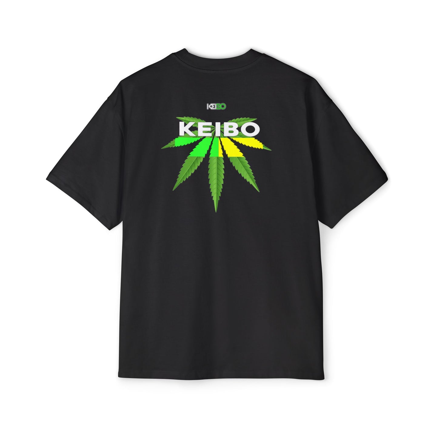 Men's Cannabis Oversized Tee - KEIBO Leaf Design