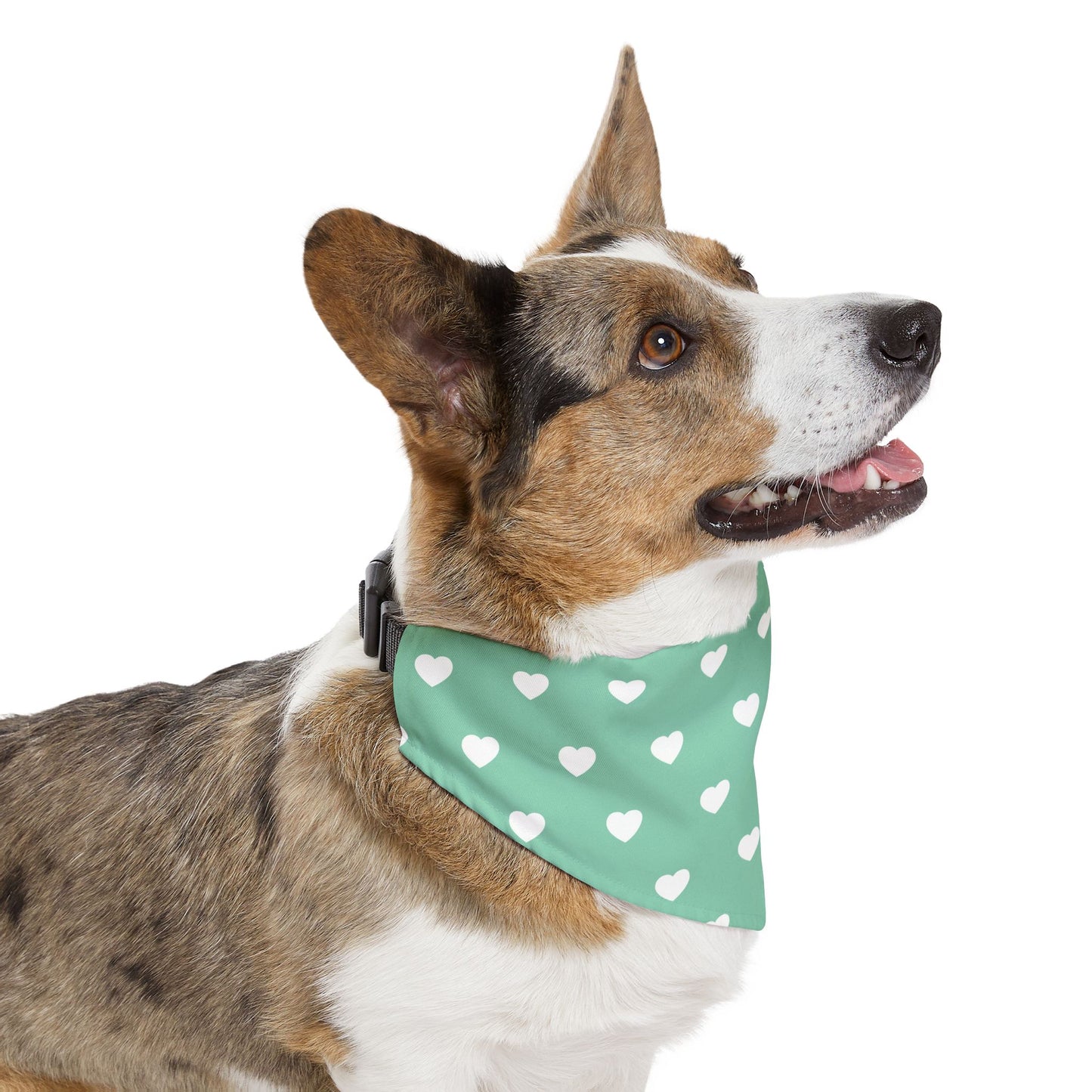 Love Heart Pattern Pet Bandana Collar for Dogs