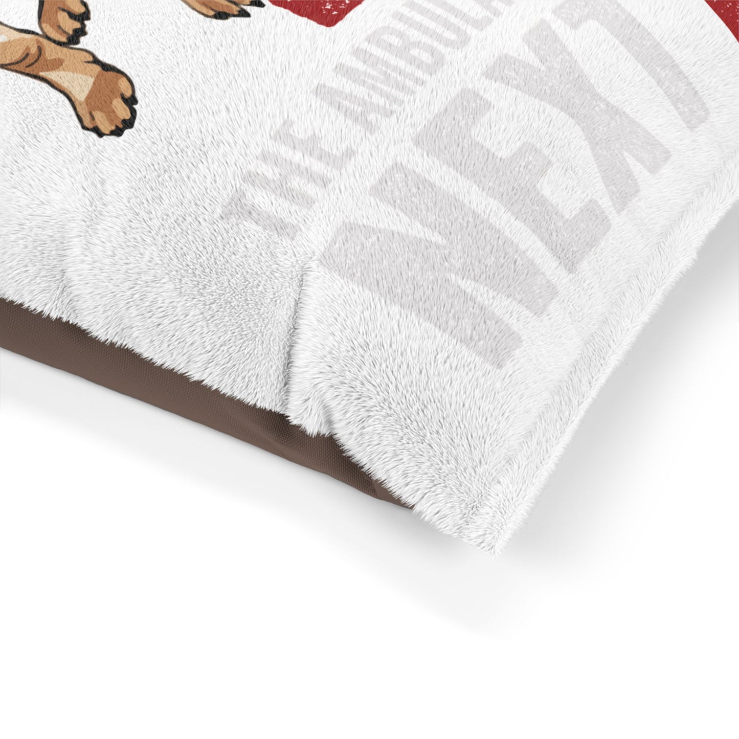 Cozy German Shepherd Pet Bed with Fun Text - Perfect for Dog Lovers