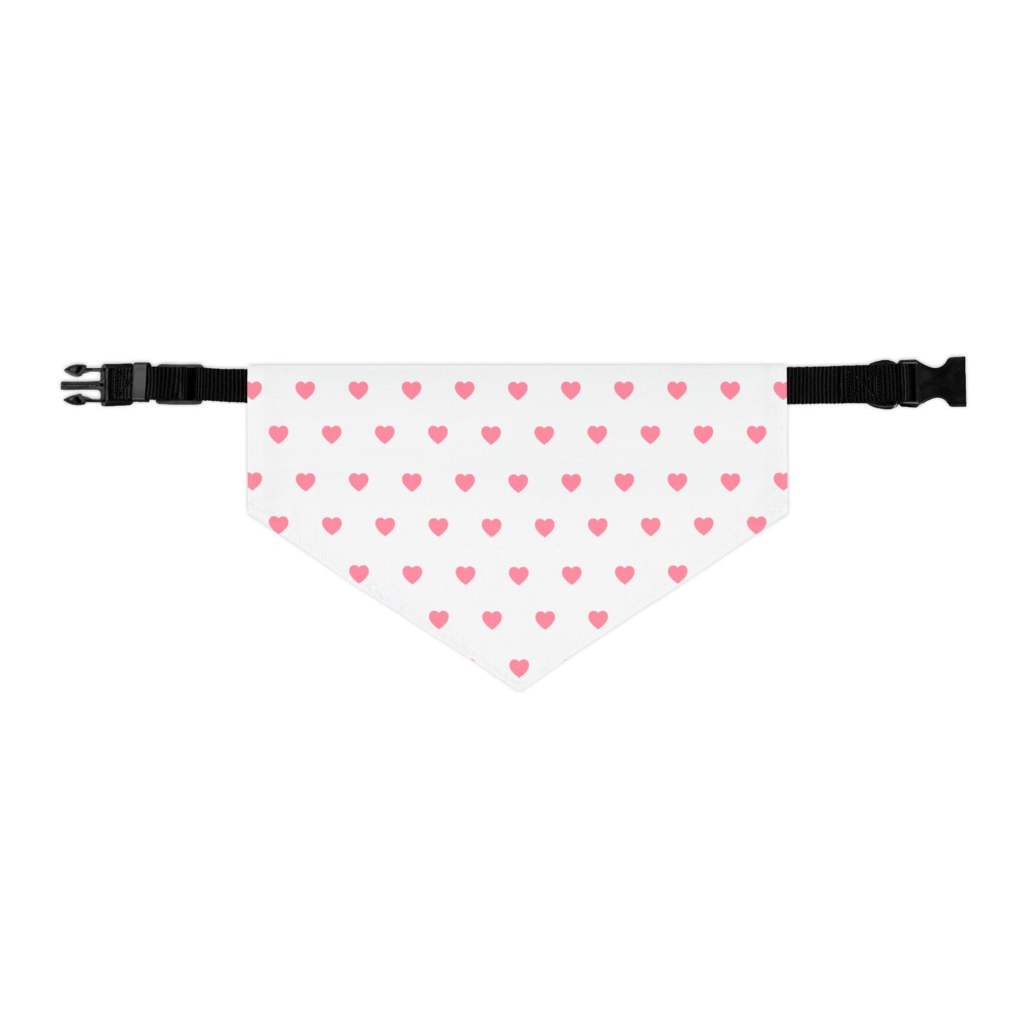 Love Heart Pattern Pet Bandana Collar for Dogs