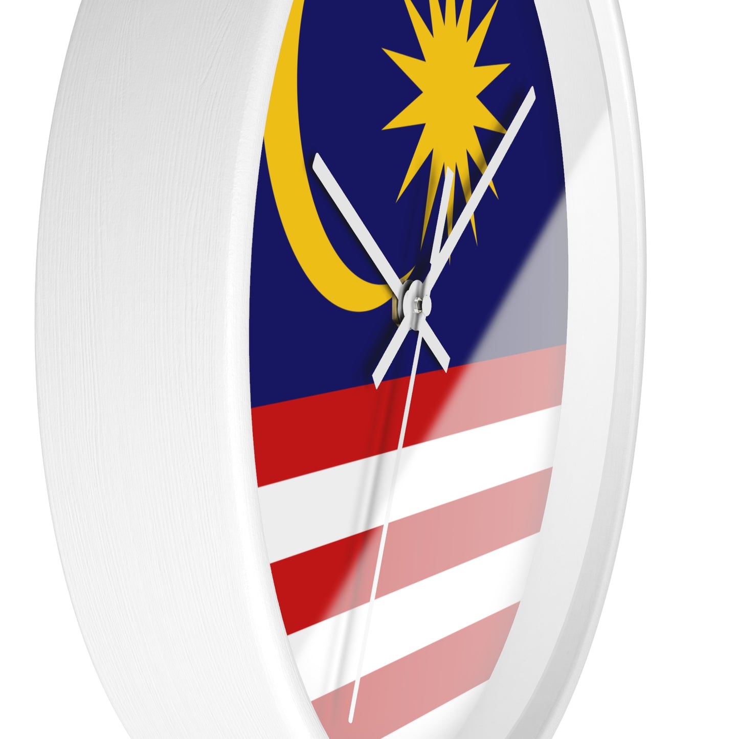 Malaysian Flag Wall Clock – Unique Home Decor for National Celebrations